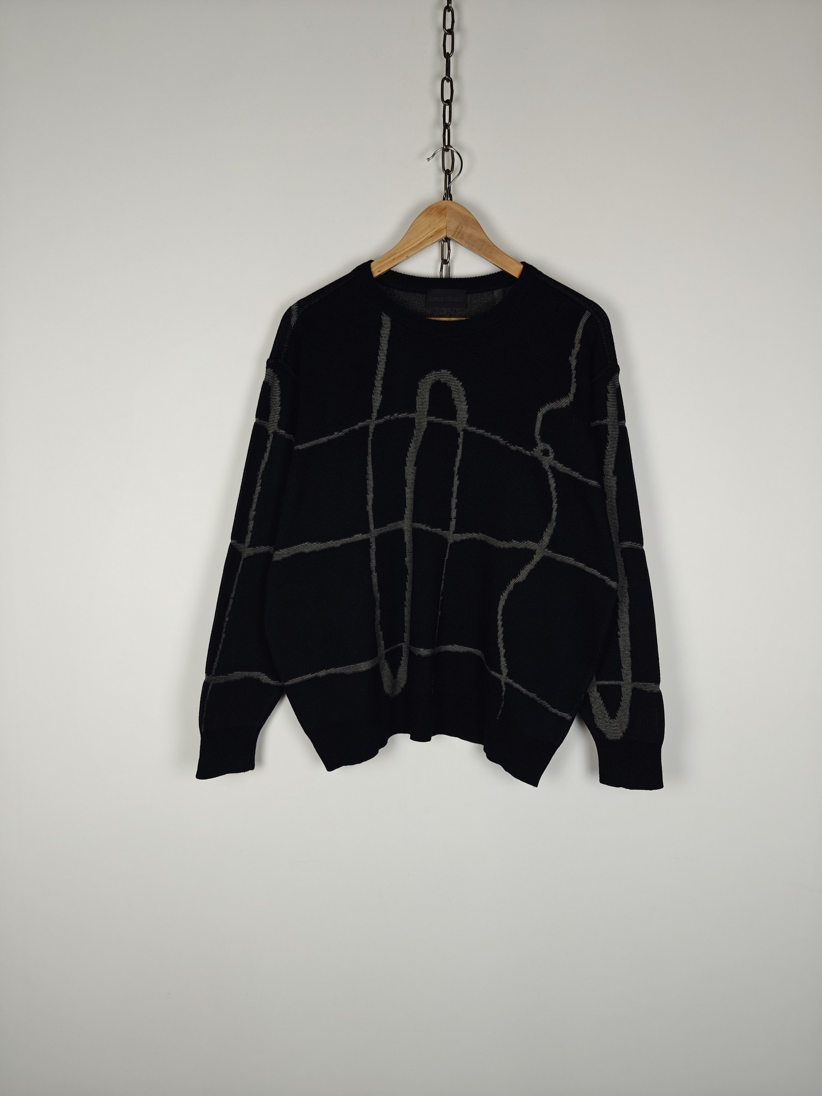 Carlo Colucci Carlo Colucci Sweater Facture Pullover Italy size L (50) Size US L / EU 52-54 / 3 - 1 Thumbnail