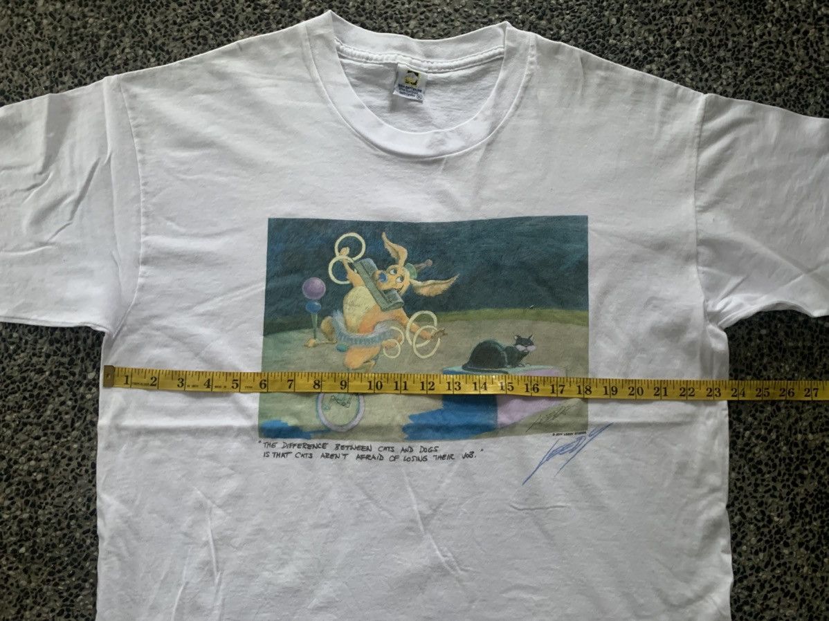 Vintage Vintage 90s Jeff Leedy Studios Graphics Art T shirt Size US XL / EU 56 / 4 - 8 Thumbnail