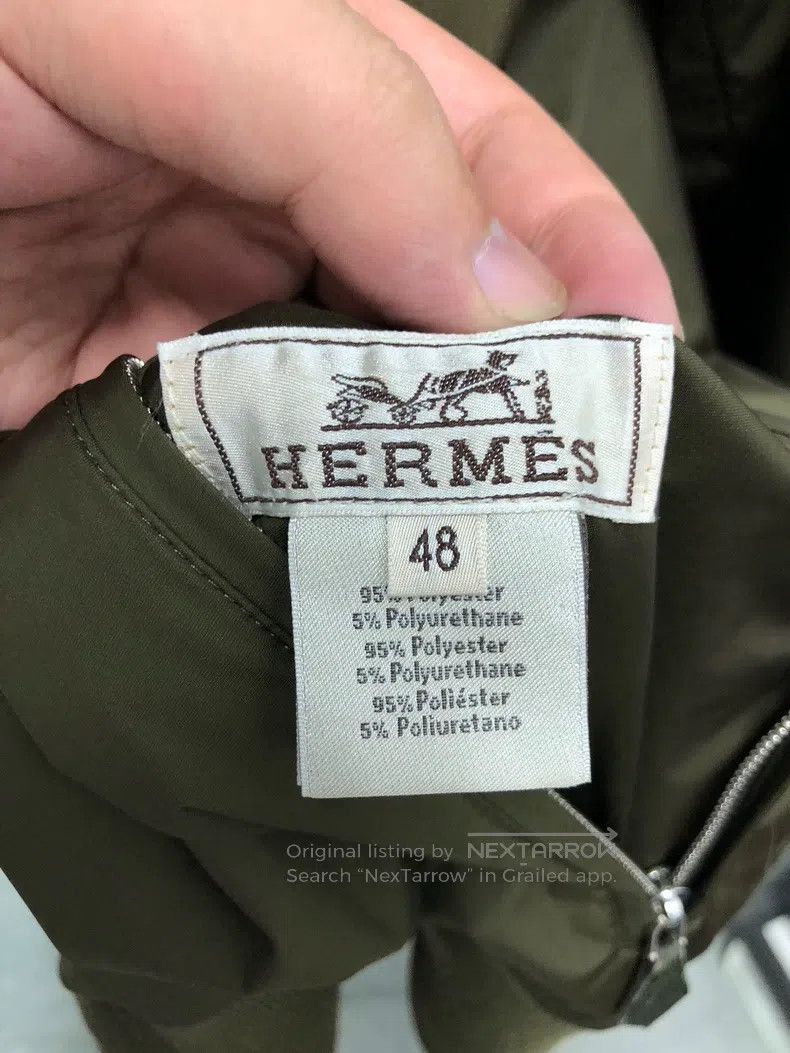 Hermes Hermes Reversible Nylon Jacket, Dark Brown, Orange Size US M / EU 48-50 / 2 - 6 Thumbnail