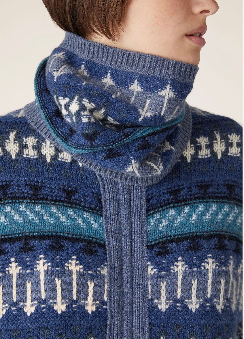 Loro Piana o1srvl11e0325 FAN6689 Size: OS / Neck Warmer in Multicolor Size ONE SIZE - 1 Thumbnail