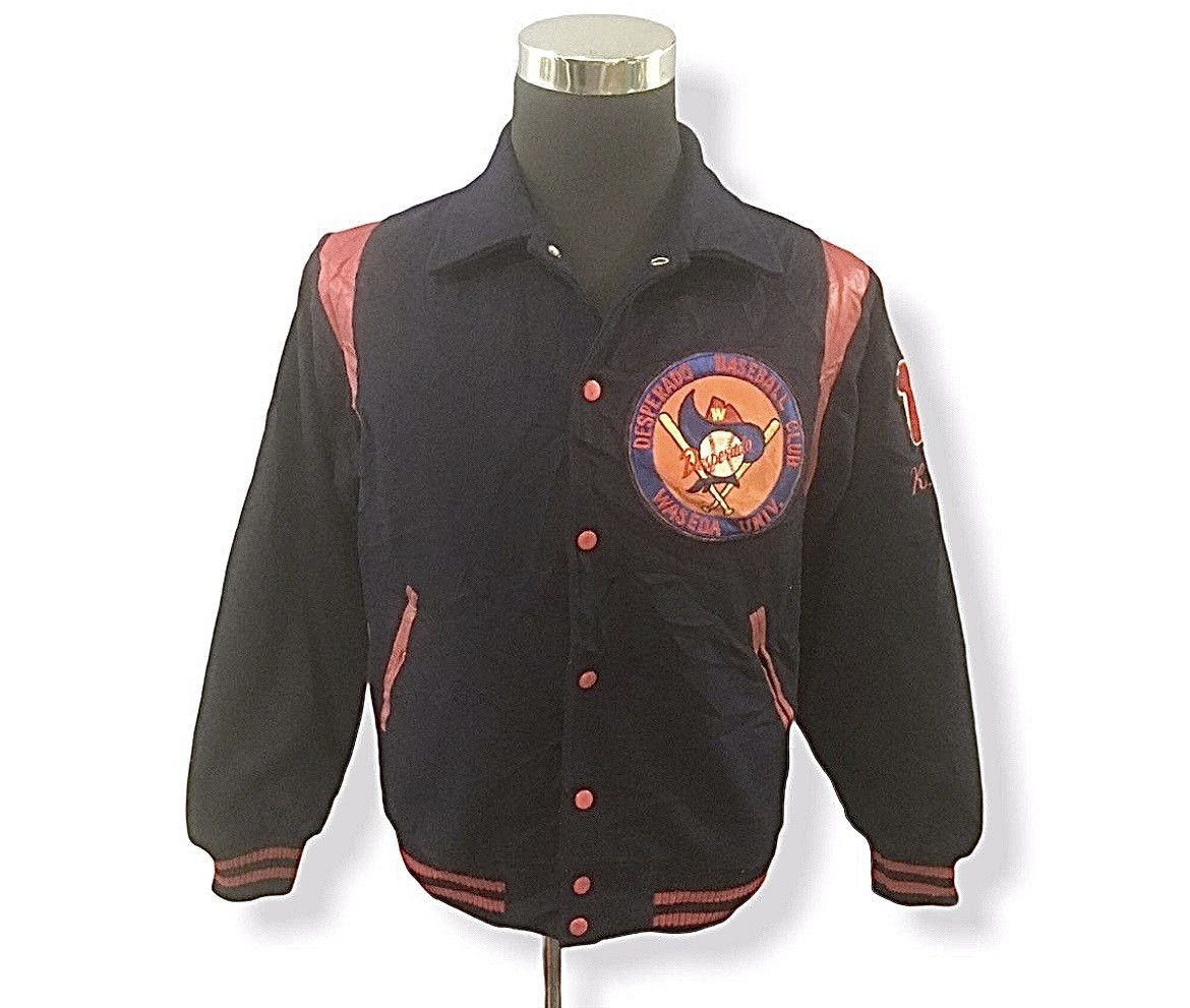 Vintage Vintage wool varsity Jacket Size US L / EU 52-54 / 3 - 3 Thumbnail