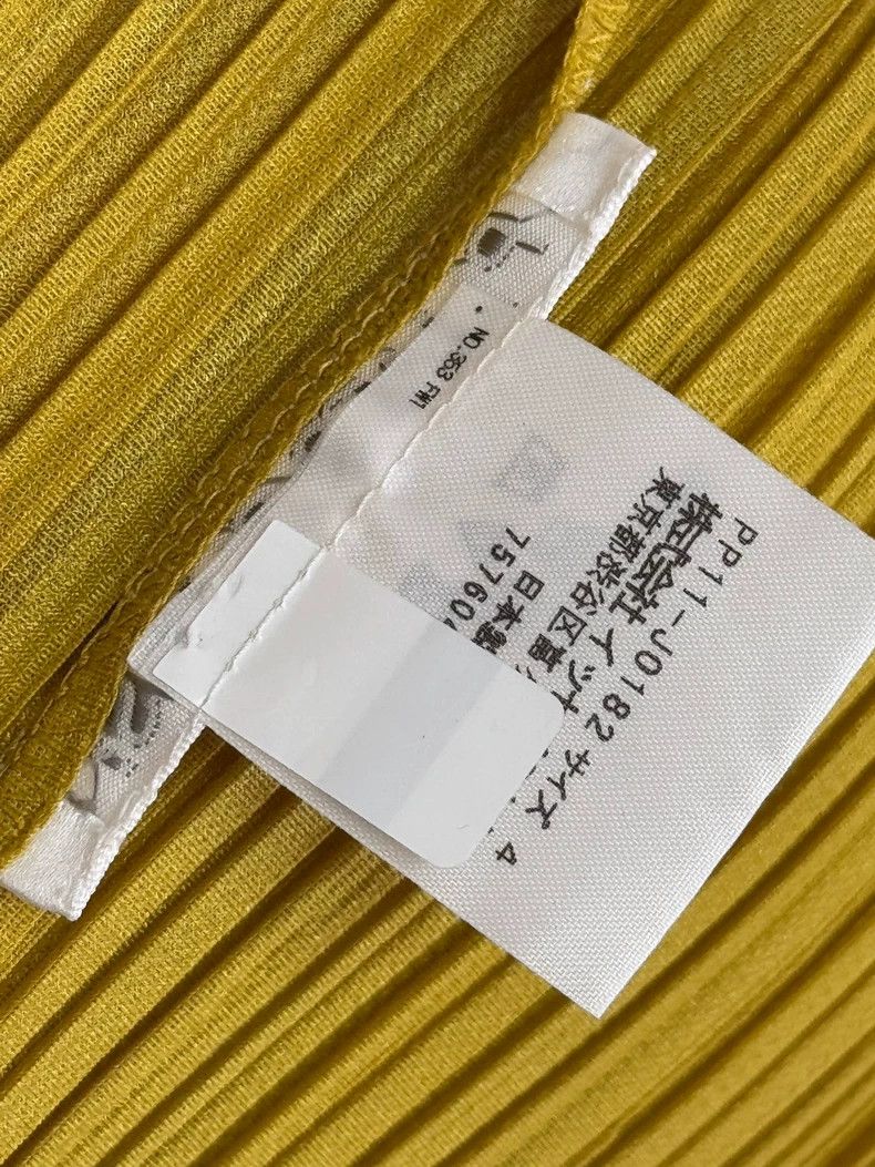Issey Miyake Issey Miyake size:3 Yellow pleated cardigan Size S / US 4 / IT 40 - 4 Thumbnail