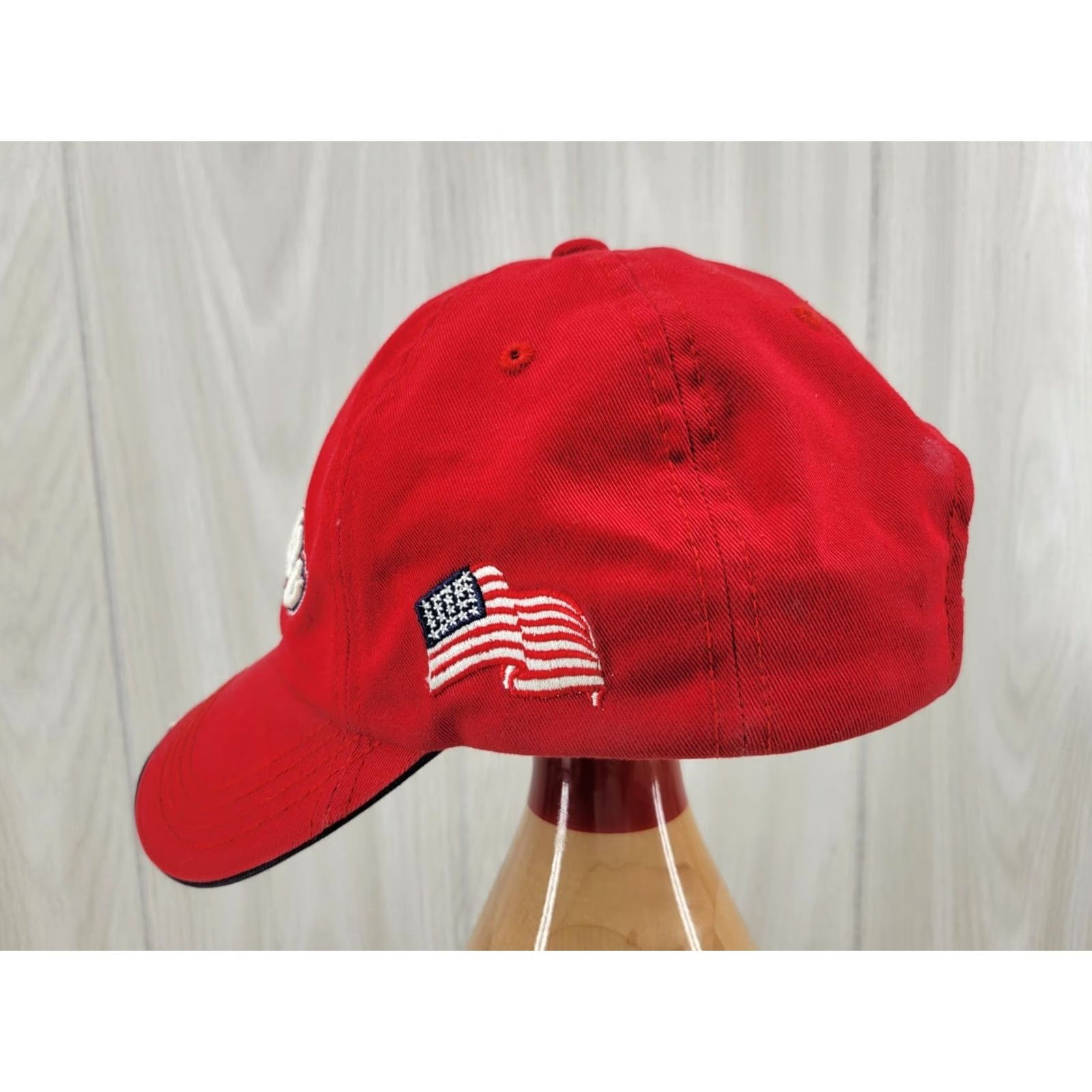 Callaway Callaway Distressed Red Adult Strapback Golf Hat Cap Baseball Cap Men Size ONE SIZE - 6 Thumbnail