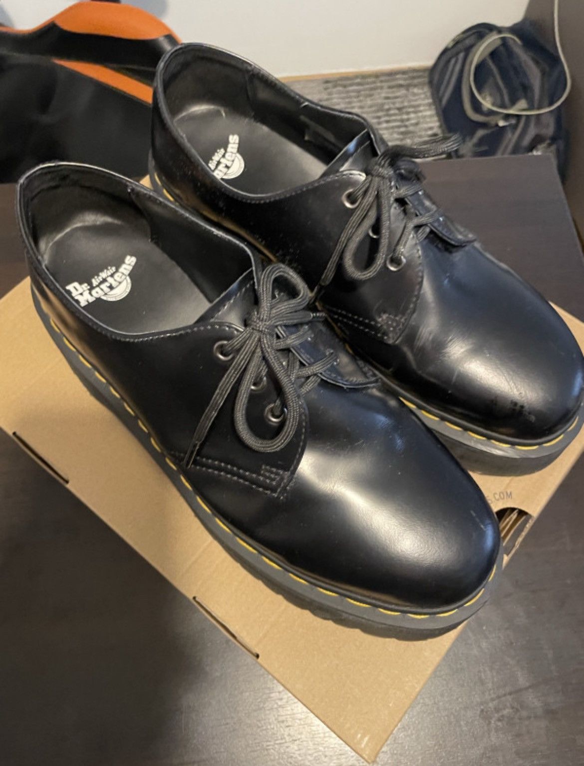 Dr. Martens Dr Martens/ 1461 Platforms Size US 11.5 / EU 44-45 - 1 Thumbnail