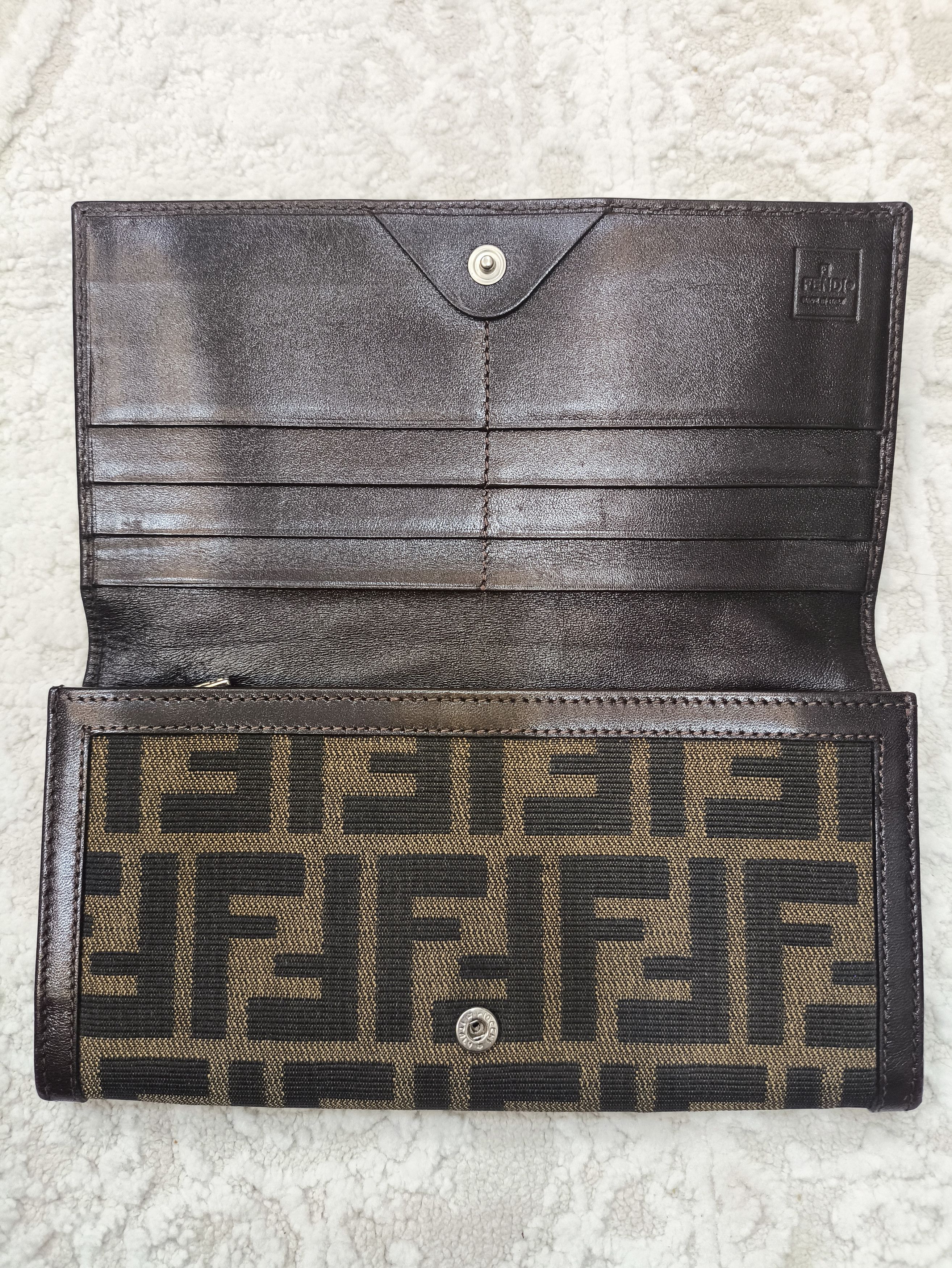 Fendi Fendi Zucca FF Pattern Long Wallet Size ONE SIZE - 5 Thumbnail