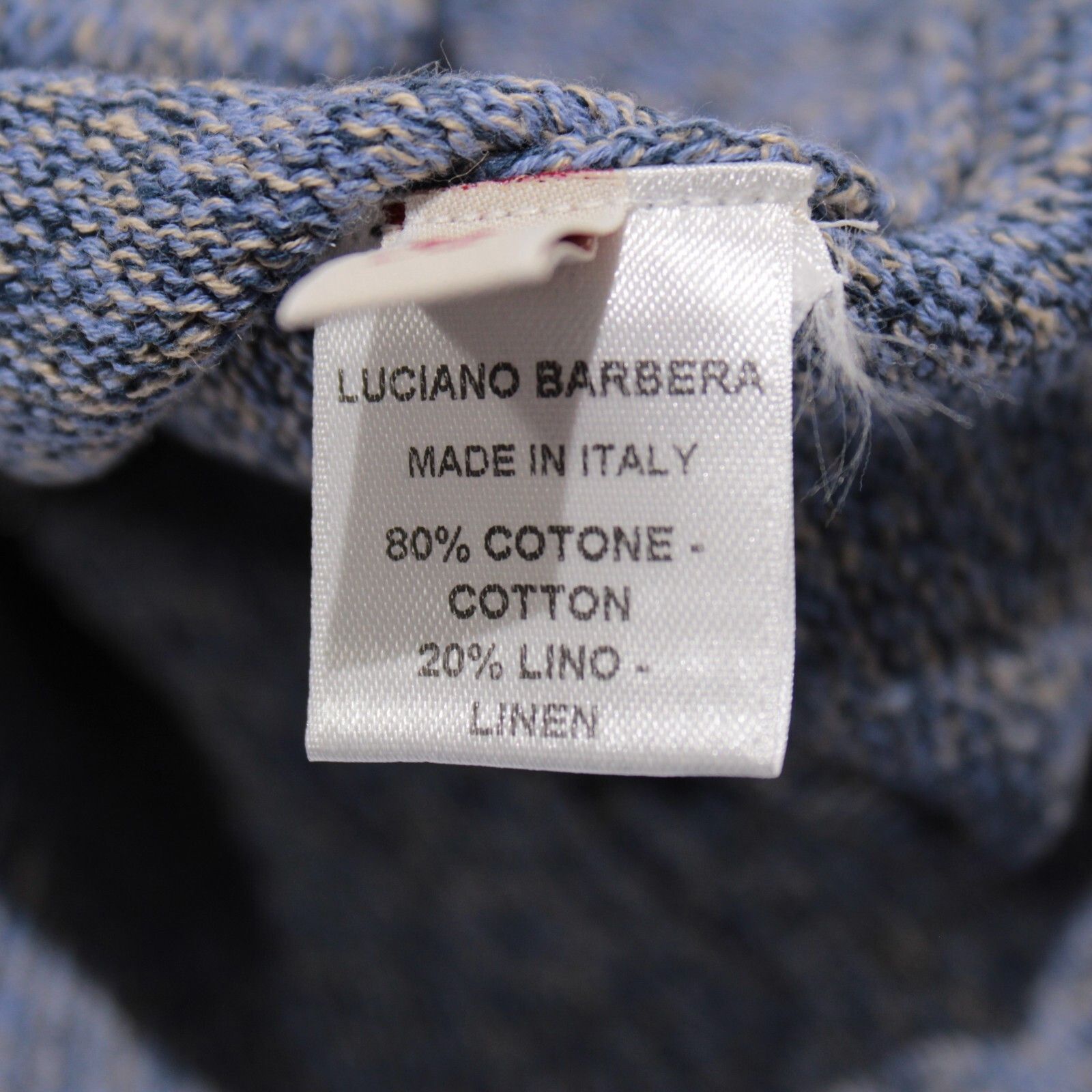 Luciano Barbera Luciano Barbera Sweater Size US L in Blue Size US L / EU 52-54 / 3 - 9 Thumbnail