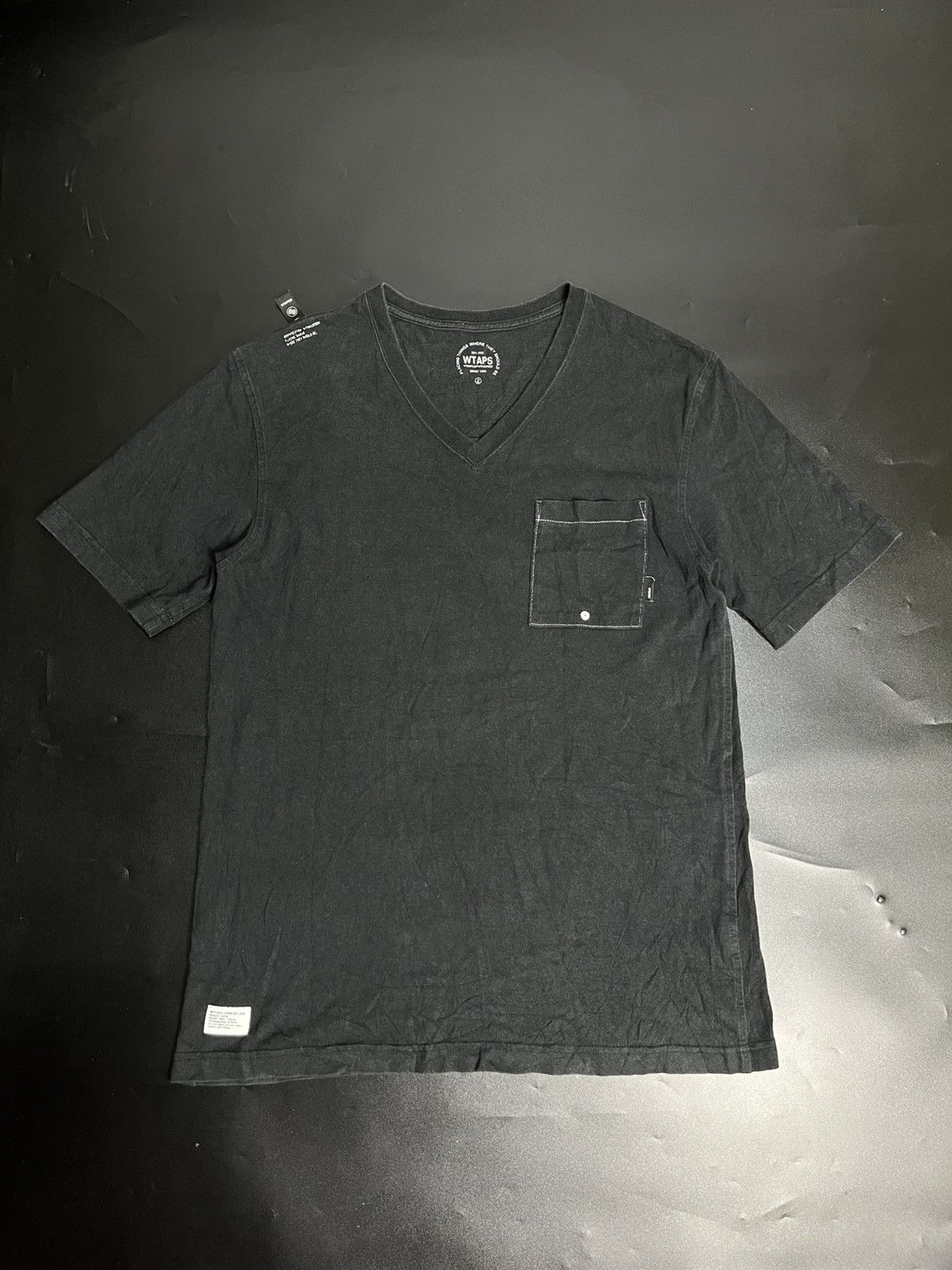 Hysteric Glamour × Japanese Brand × Wtaps Japanese Wtaps Pocket black tees Size US M / EU 48-50 / 2 - 1 Thumbnail