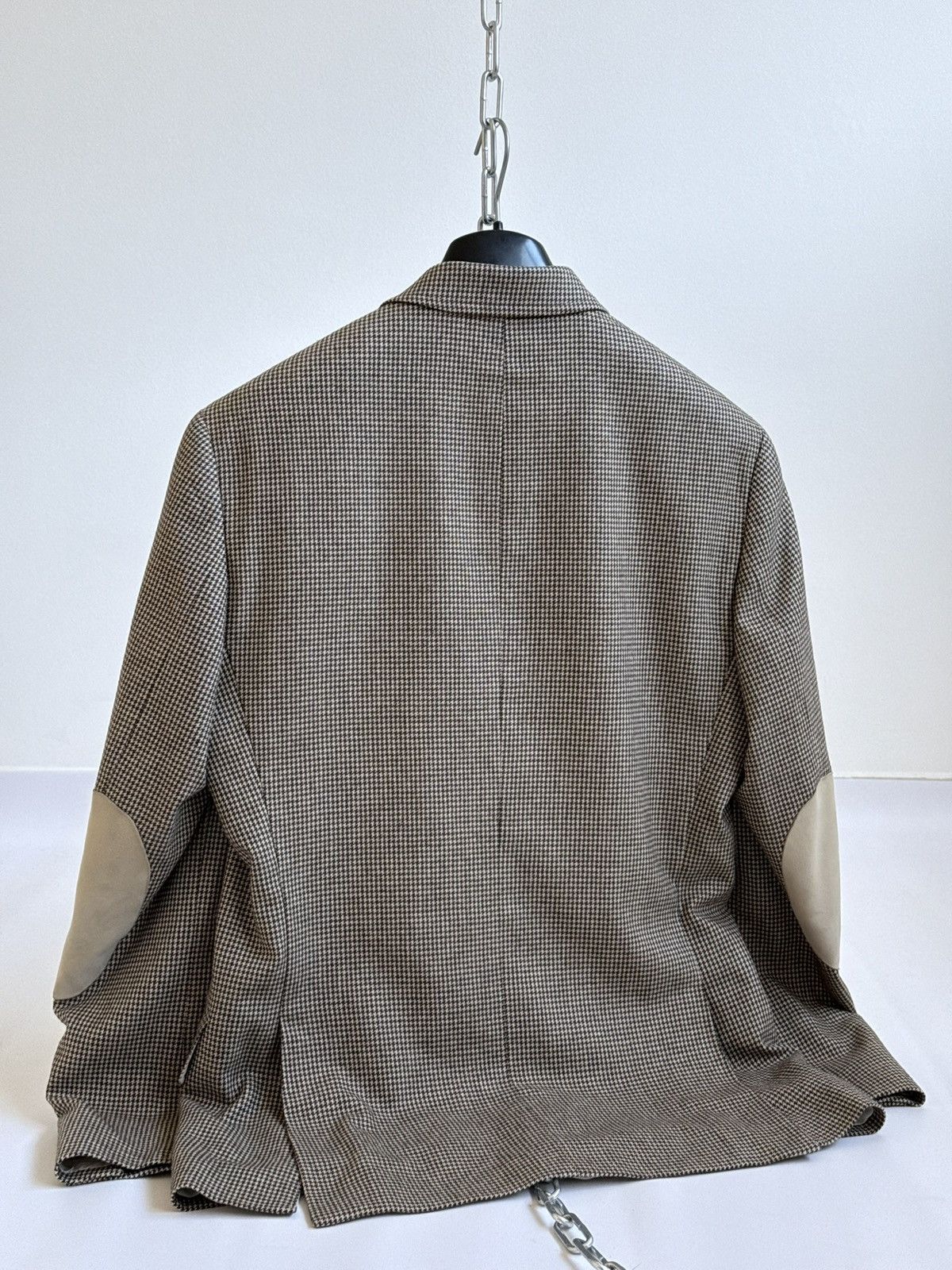 Hackett Hackett London Wool-Cotton Elbow Patch Blazer Jacket Size 40R - 8 Thumbnail