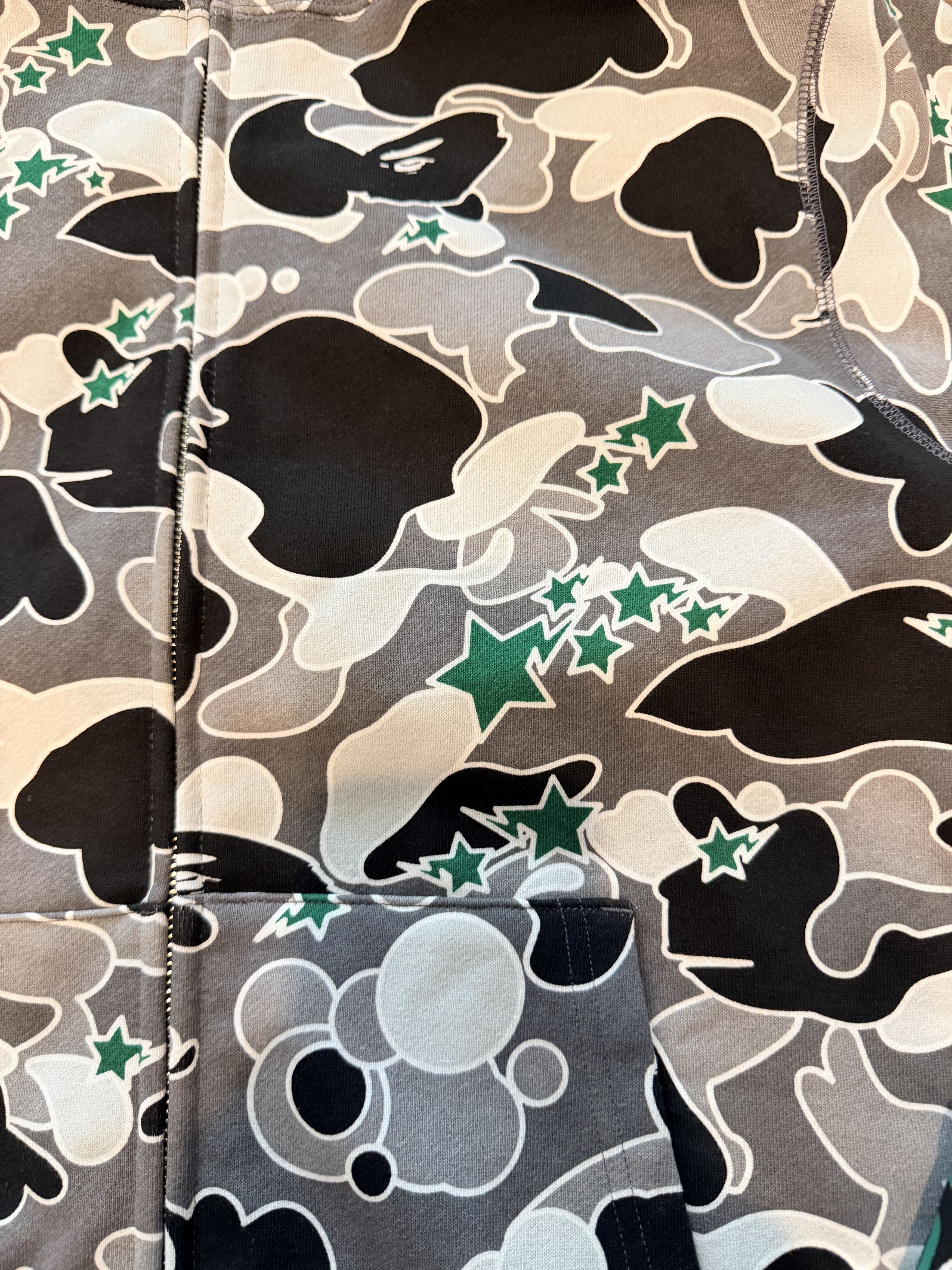 Bape Hidden NY x Bape Tiger Glitch Camo Full Zip Hoodie Shark Size US L / EU 52-54 / 3 - 3 Thumbnail