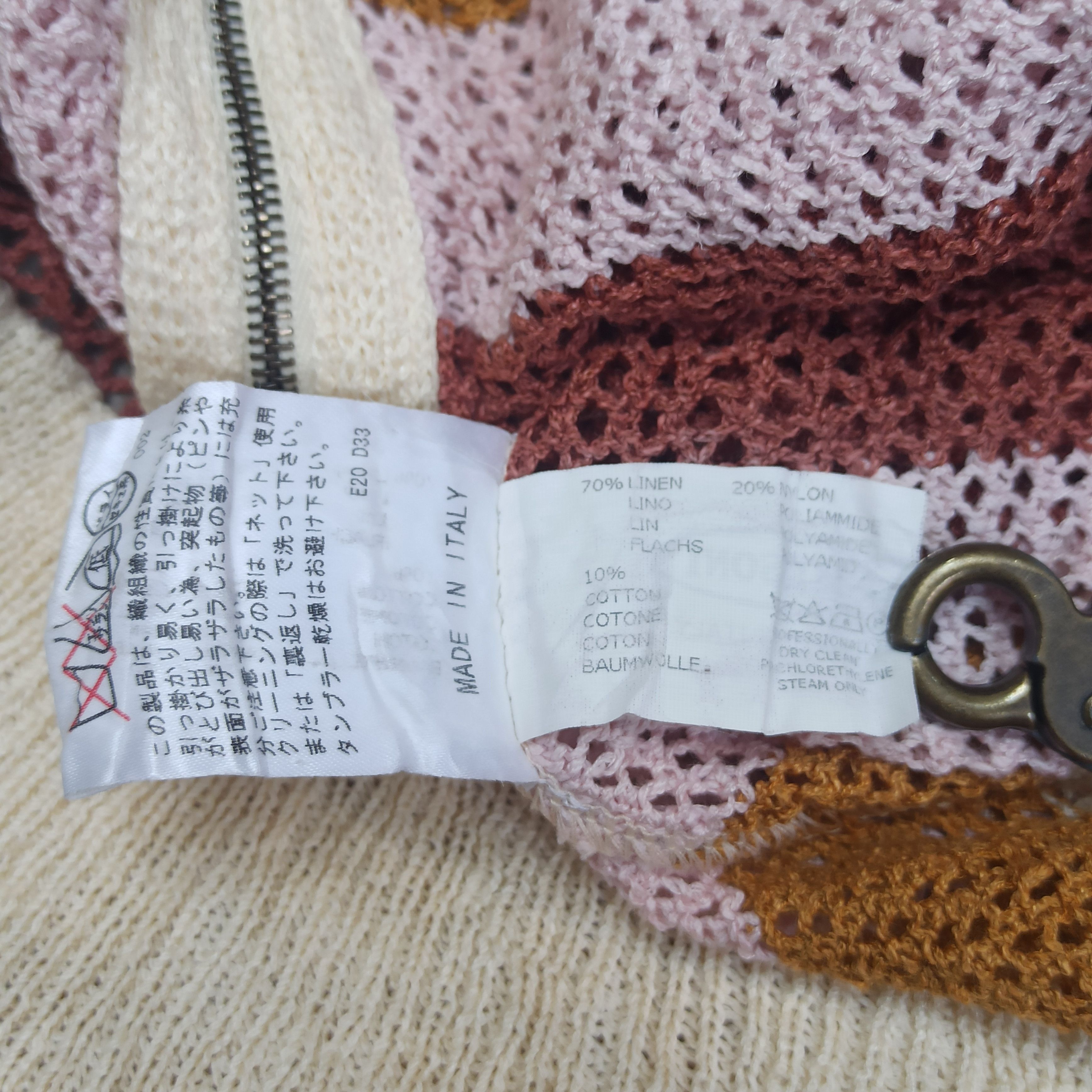 Missoni Vintage Knitweare Jacket Missoni ziper Riri Size XL / US 12-14 / IT 48-50 - 10 Thumbnail