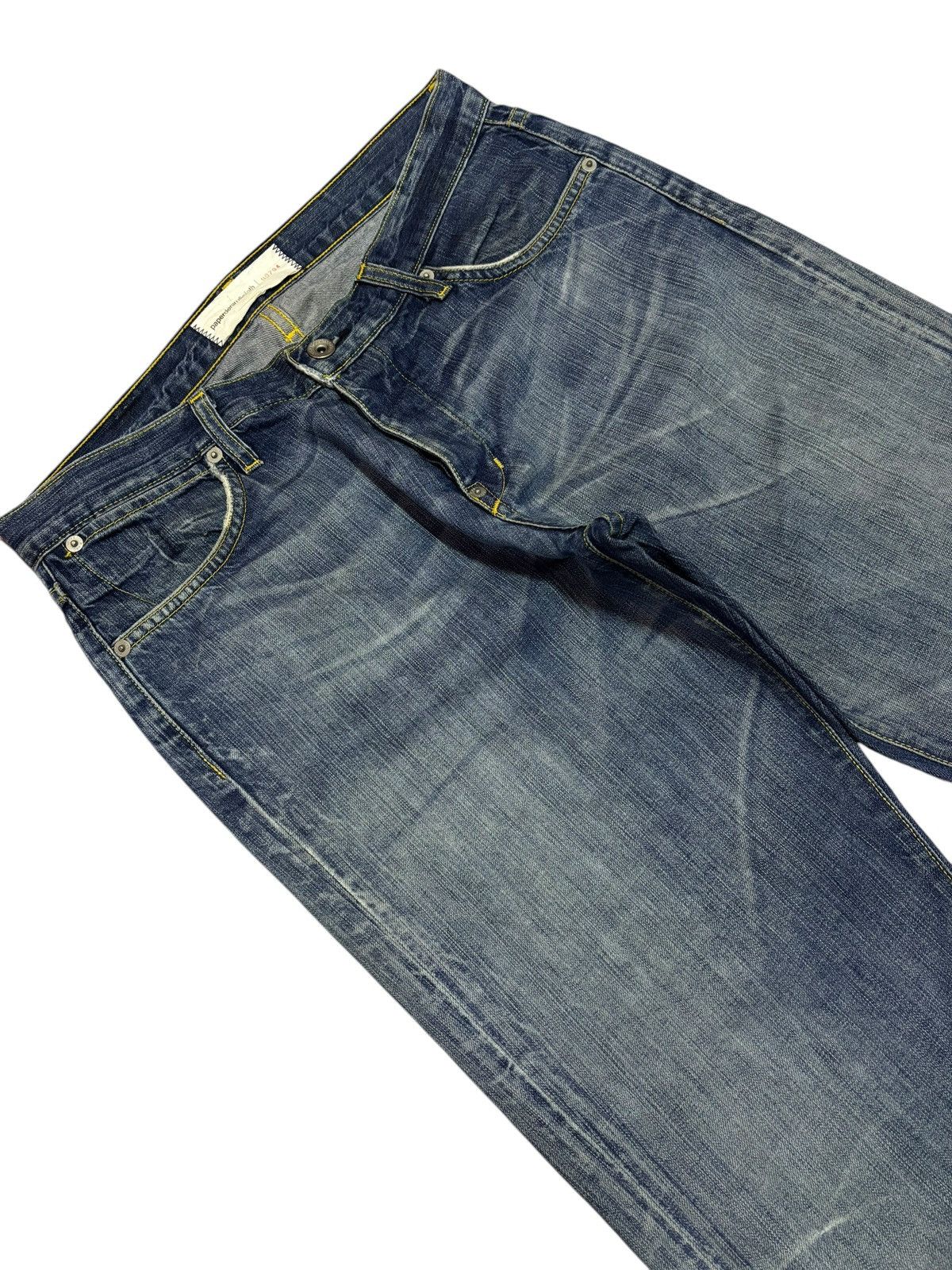 Paper Denim & Cloth Paper Denim & Cloth Strike Faded Distressed Jeans Size US 31 - 3 Thumbnail
