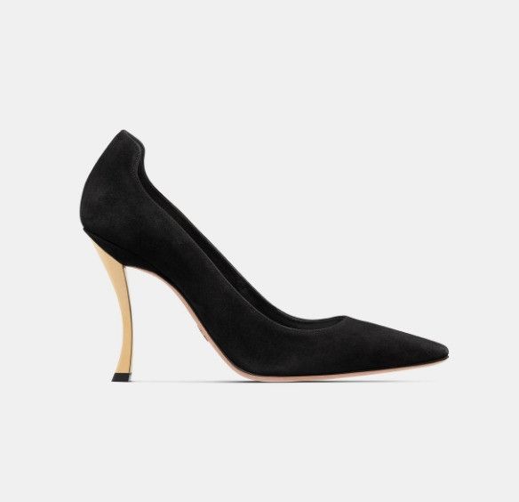 Dior o1w1db10924 D-Fame Pump in Black Size US 8 / IT 38 - 1 Thumbnail