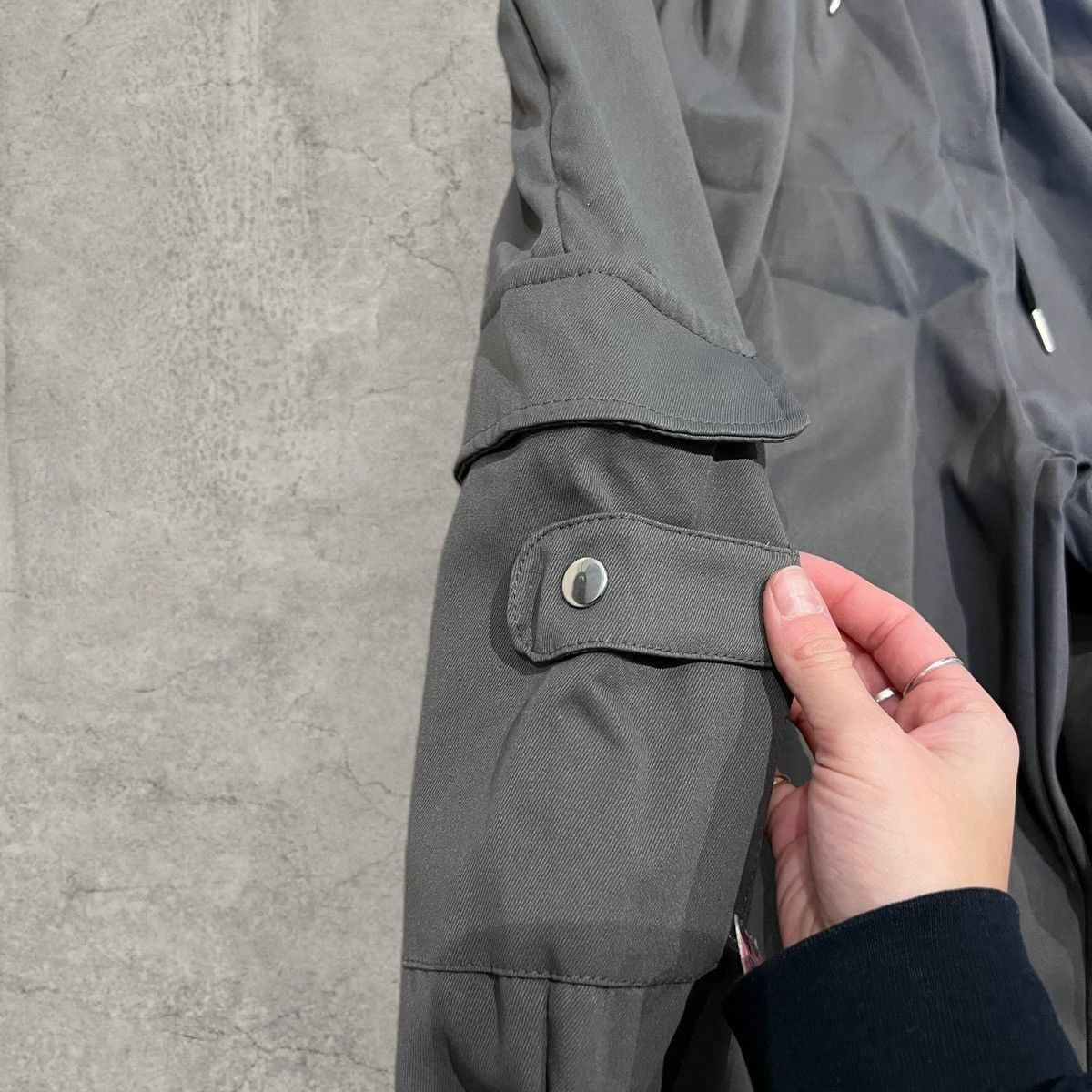 Japanese Brand Insane baggy relaxed fit cargo trousers in grey. Size S/M Size US 32 / EU 48 - 2 Thumbnail