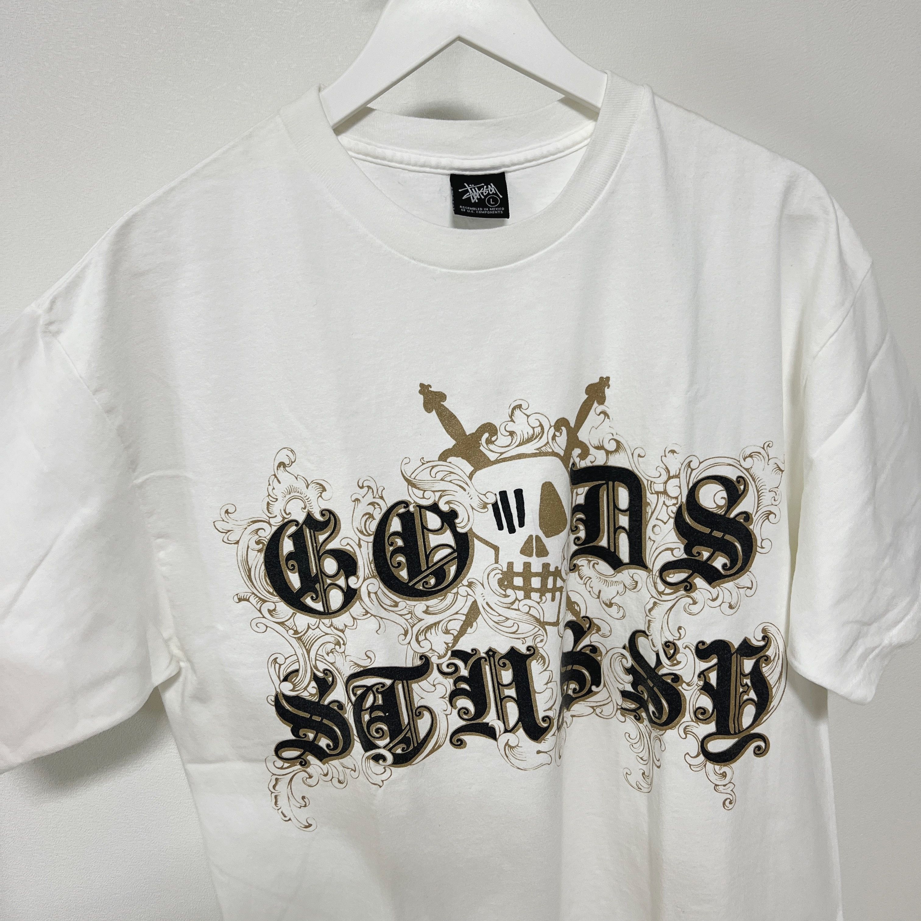 Stussy STUSSY x GOODS Skull T-Shirt White Size US L / EU 52-54 / 3 - 5 Thumbnail