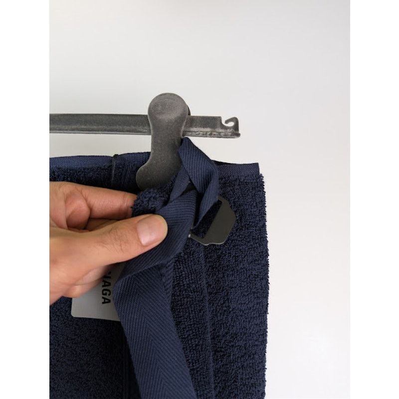 Balenciaga o1rshd1 Size: M / Cotton Skirt Towel in Dark Navy Blue Size 32 - 7 Thumbnail