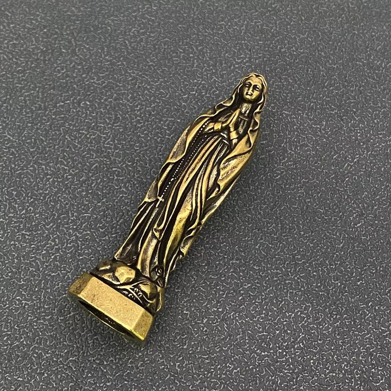 The Unbranded Brand Brass Statue of Virgin Mary Figurine Size ONE SIZE - 2 Thumbnail