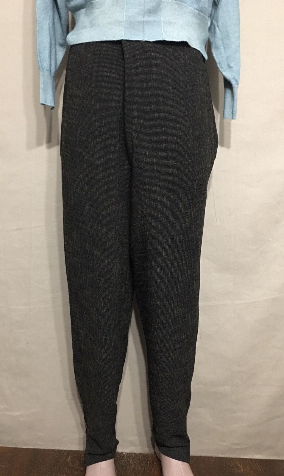 Designer OSKA Triacetate Blend Knit Trousers Pants Size 3 UK 14 Size 32" / US 10 / IT 46 - 1 Thumbnail