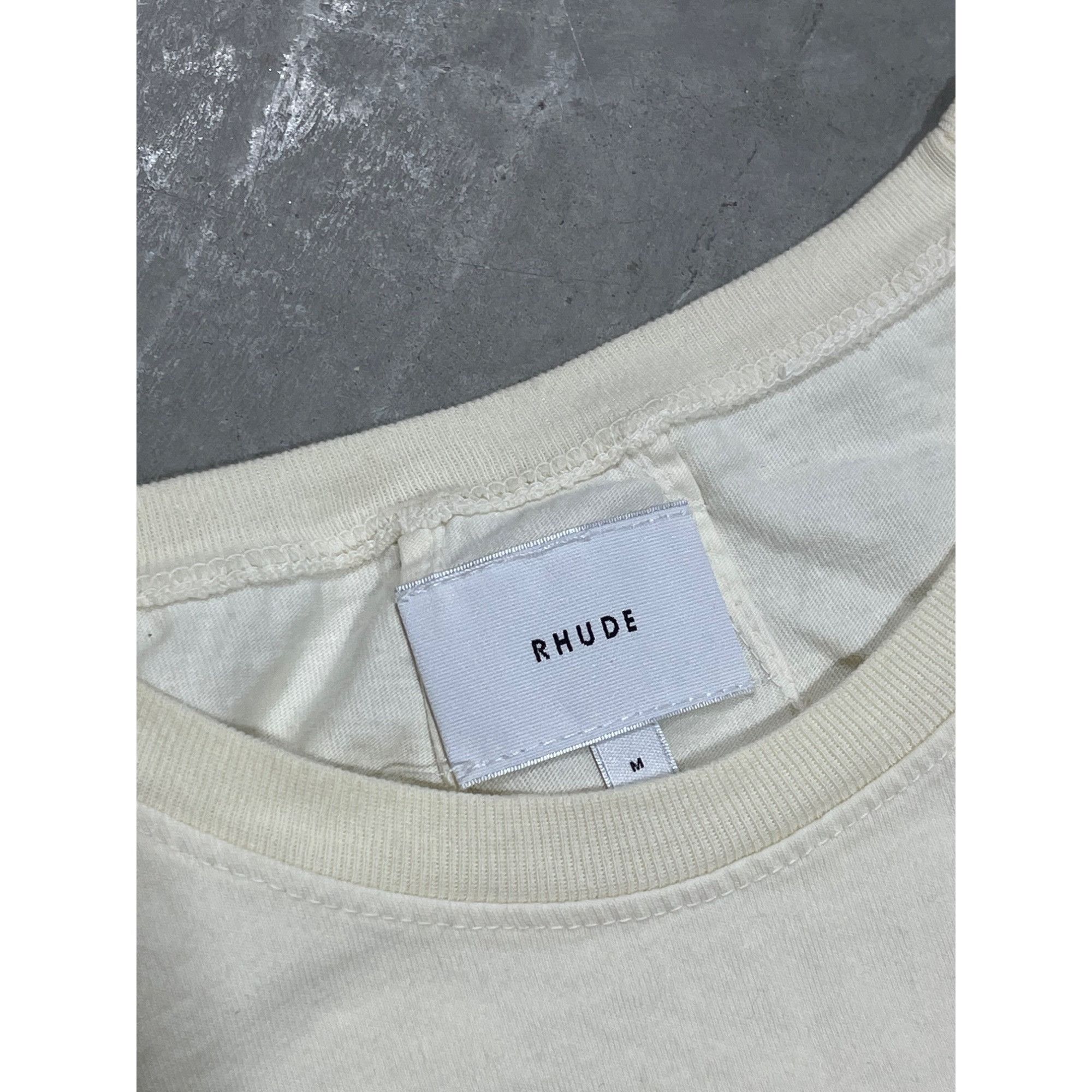 Rhude RHUDE SURREALISM CREAM TEE SZ MEDIUM Size US M / EU 48-50 / 2 - 5 Thumbnail