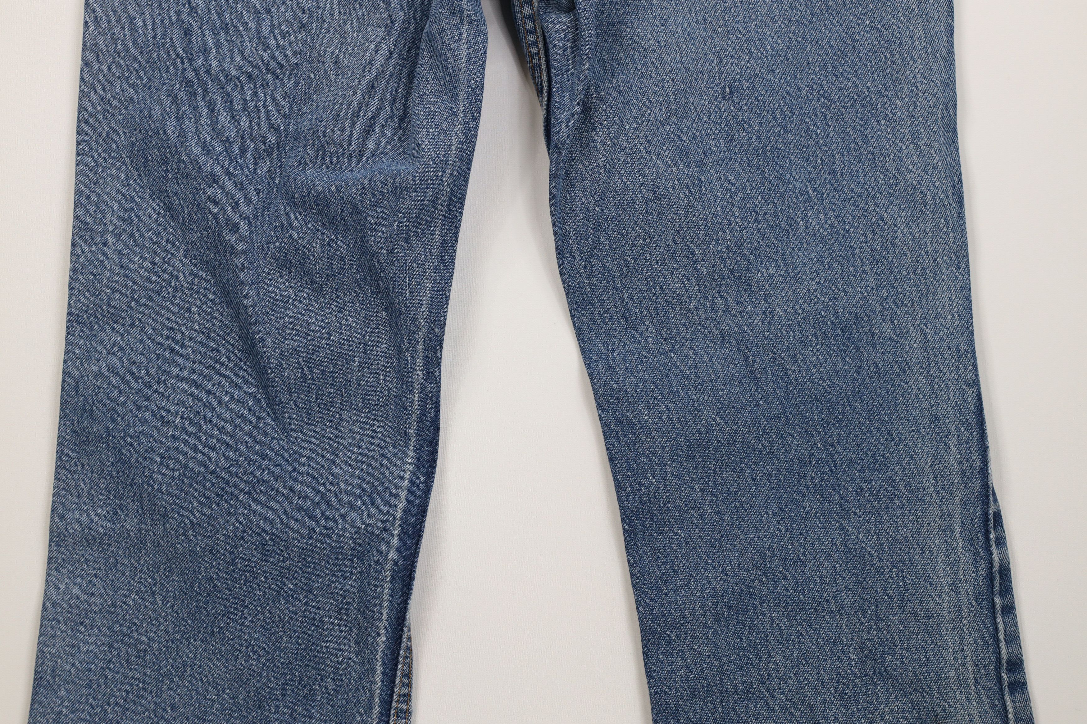 Levi's Vintage Y2K Levis 517 Flared Bootcut Denim Jeans Blue USA Size US 36 / EU 52 - 15 Thumbnail