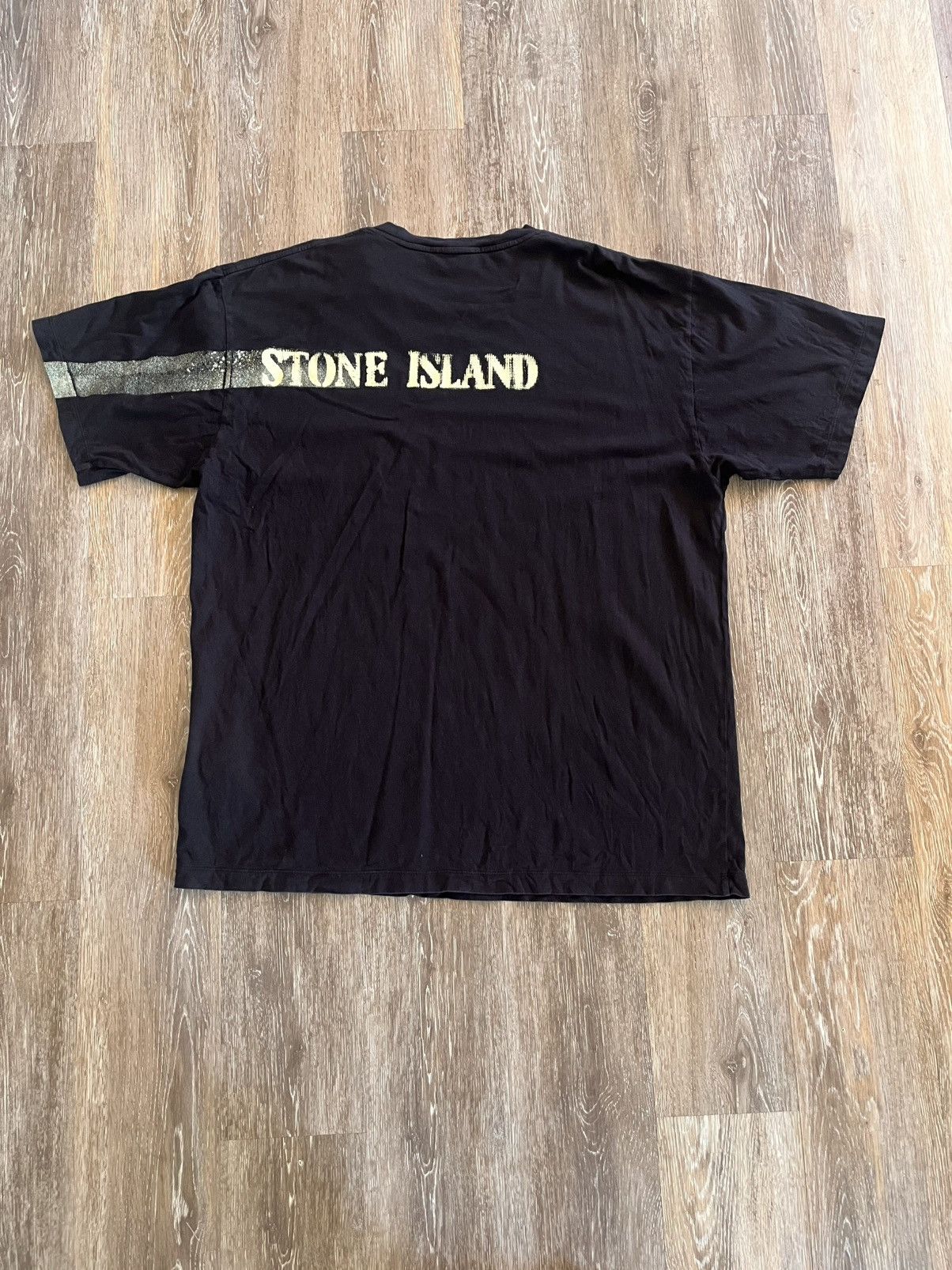 Stone Island Stone island stripe tee 2xl Size US XXL / EU 58 / 5 - 3 Thumbnail