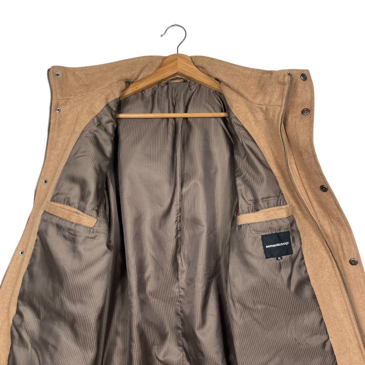 semanticdesign Semantic Design Hooded Duffle Coat Size L / US 10 / IT 46 - 13 Thumbnail