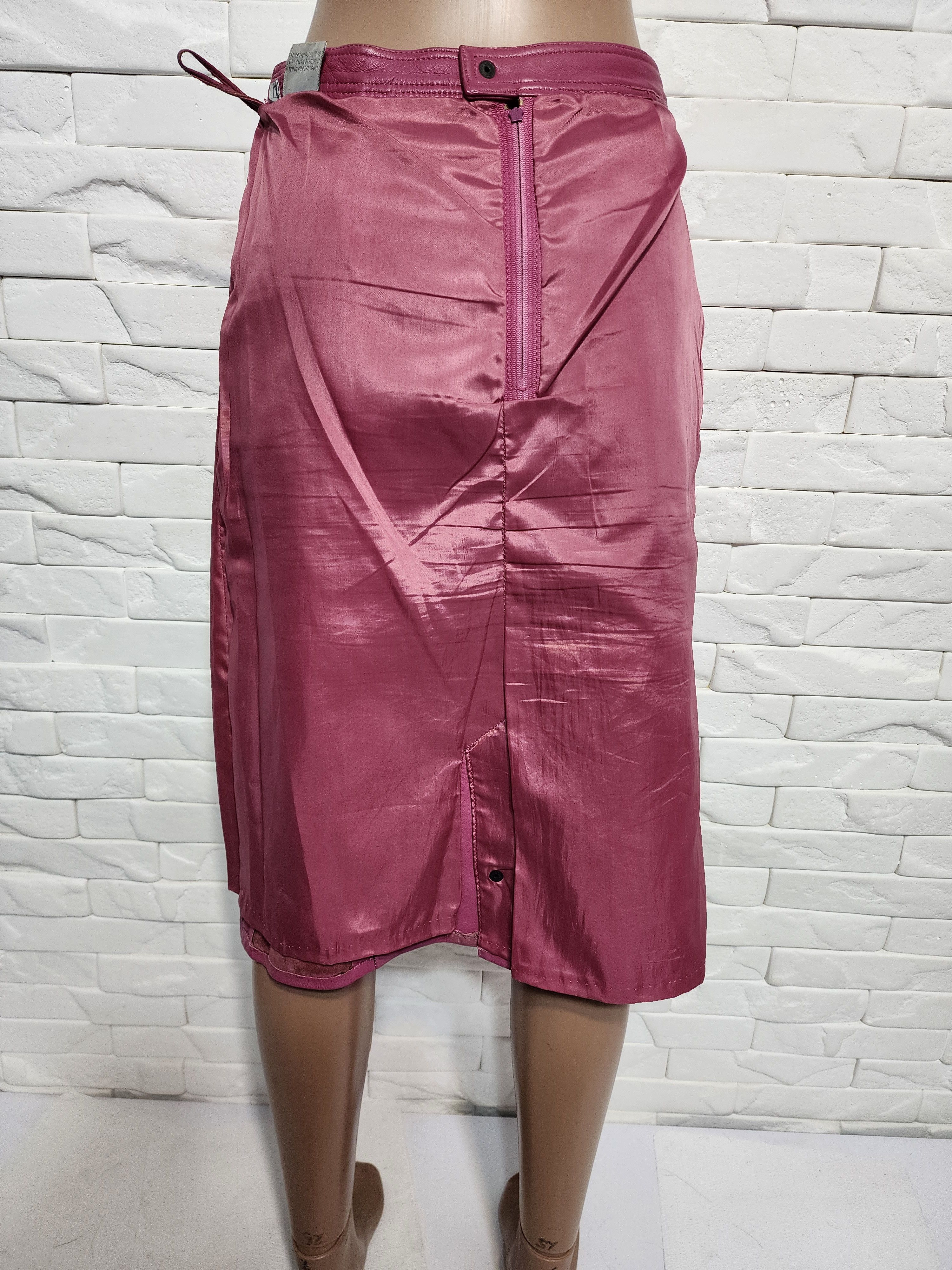 Other Pink Leather Skirt: Skirt with Pockets. Size 27" / US 4 / IT 40 - 8 Thumbnail