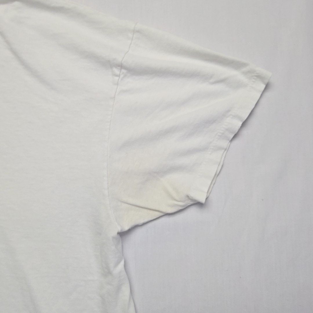 Hanes Vintage Hanes White V-Neck T-Shirt 100% Cotton XL Blank Tee Size US XL / EU 56 / 4 - 10 Thumbnail