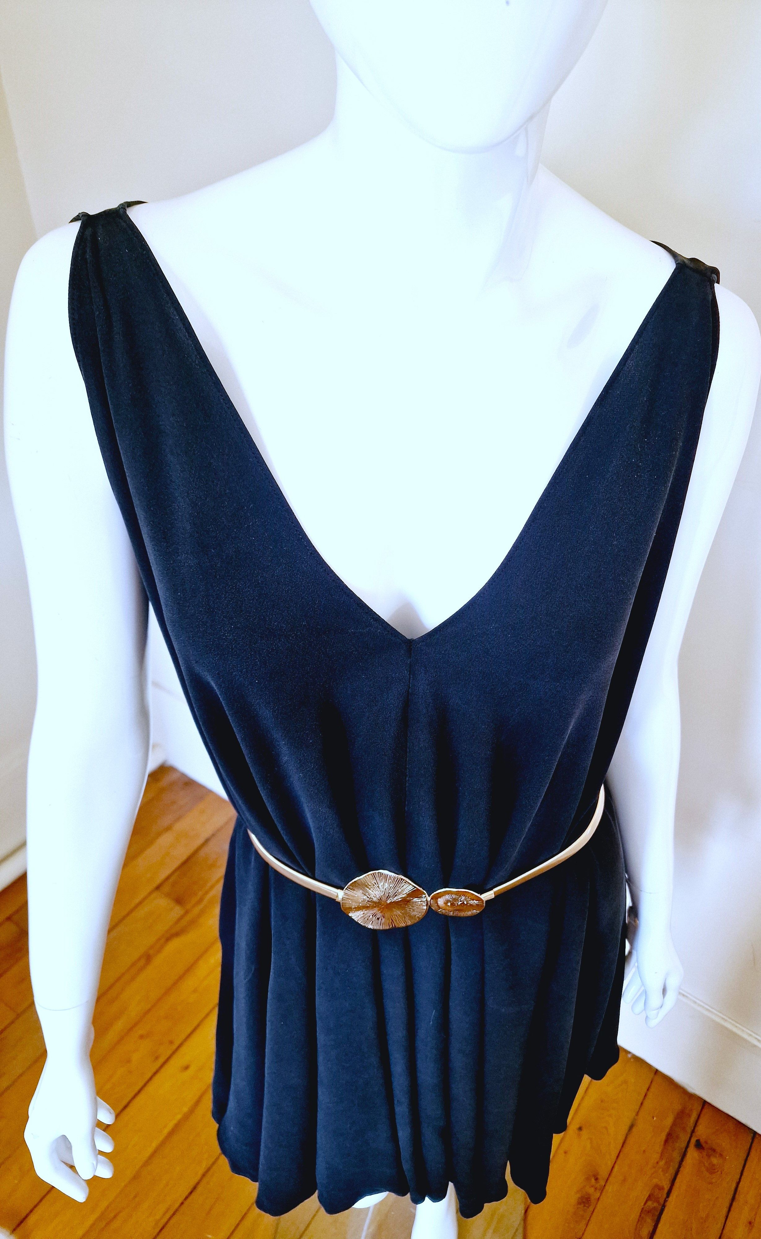 Yves Saint Laurent YSL Yves Saint Laurent Rive Gauche Couture Gown Dress Size M / US 6-8 / IT 42-44 - 8 Thumbnail