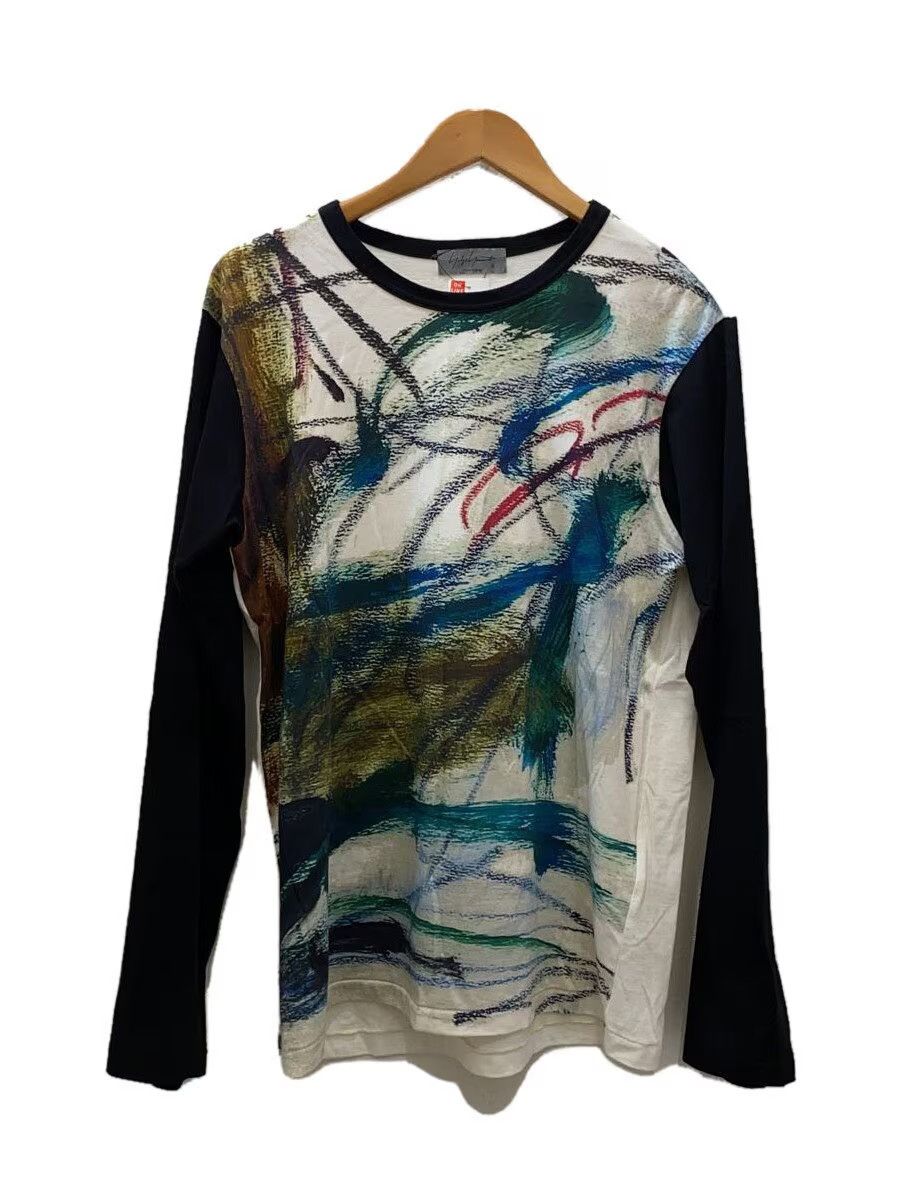 Yohji Yamamoto Paint Stroke Long Sleeve Tee Size US L / EU 52-54 / 3 - 1 Thumbnail