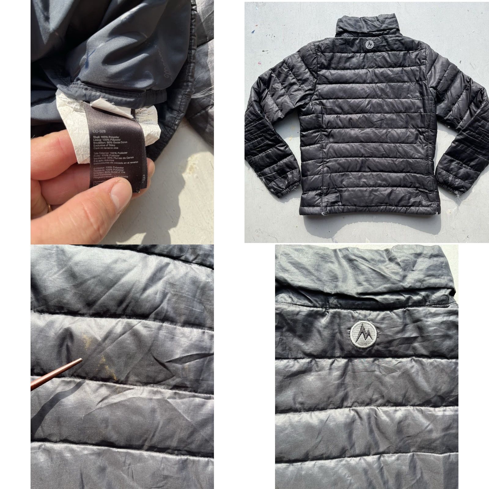 Marmot Marmot Women's Puffer Jacket Black 800 Down XS Full-Zip Packable Down Outdoor Jacket Size S / US 4 / IT 40 - 9 Thumbnail