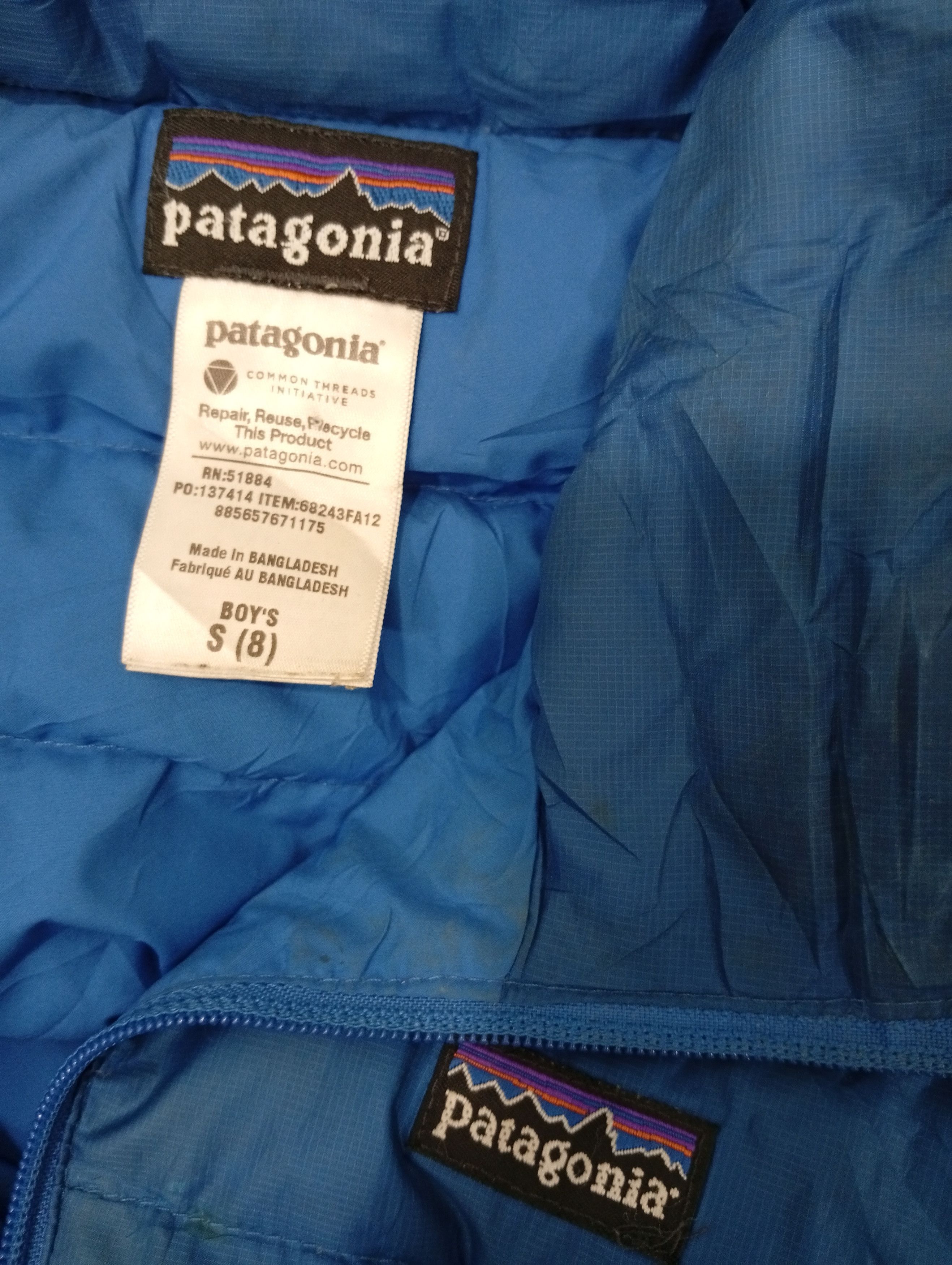 Patagonia 🔥🔥Patagonia Boys Kids Puffer Jacket Size US S / EU 44-46 / 1 - 22 Thumbnail