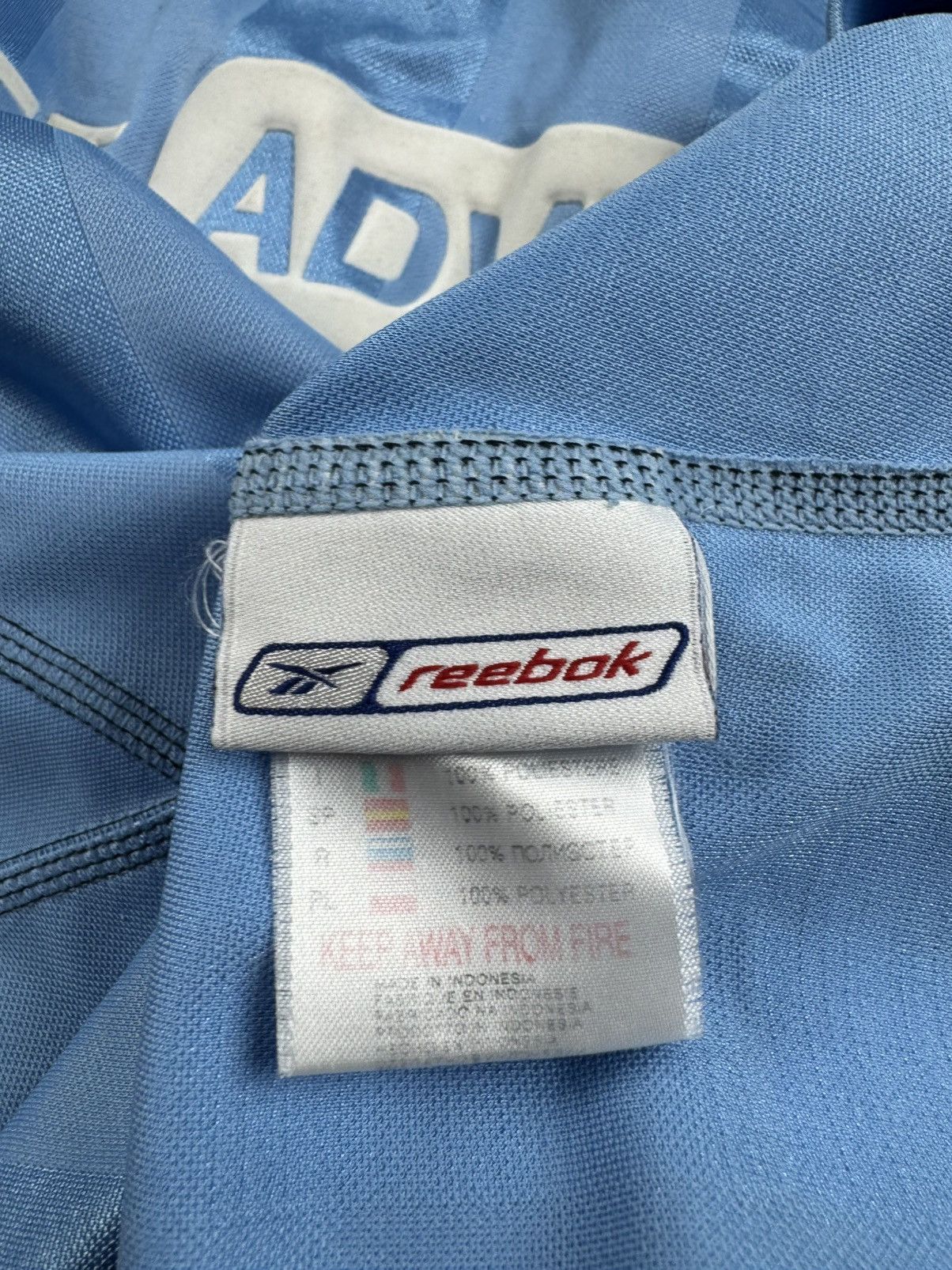 Reebok Manchester City 2003 2004 Reebok Blue Soccer Football Men’s XSmall Shirt Jersey Size US XS / EU 42 / 0 - 11 Thumbnail