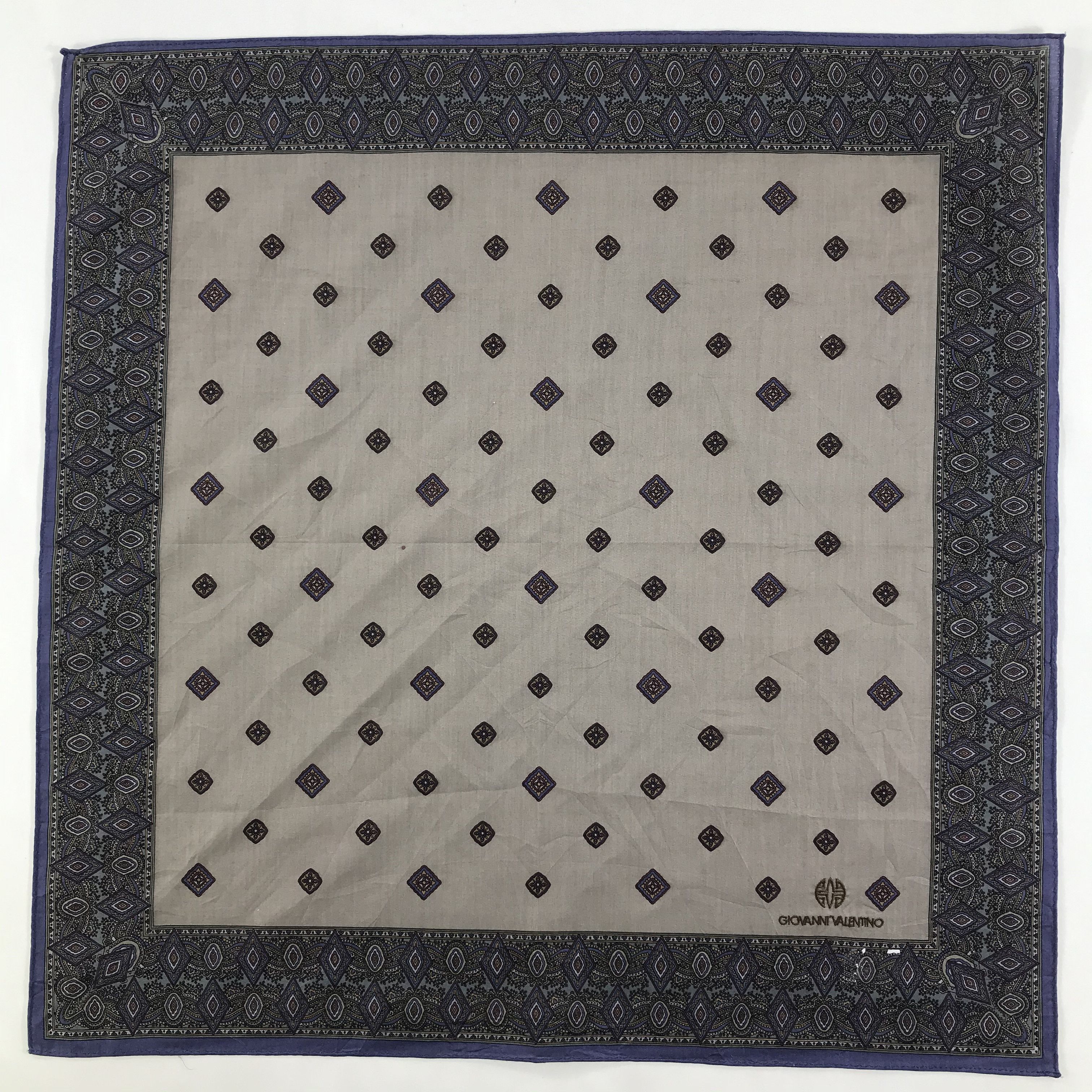 Giovanni Valentino × Vintage Giovanni Valentino Bandana / Handkerchief/Neckerchief -S1269 Size ONE SIZE - 1 Thumbnail