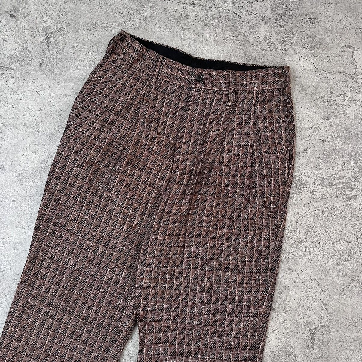 Needles × Nepenthes Needles Tucked Geometric Jacquard Trousers Size US 30 / EU 46 - 4 Thumbnail