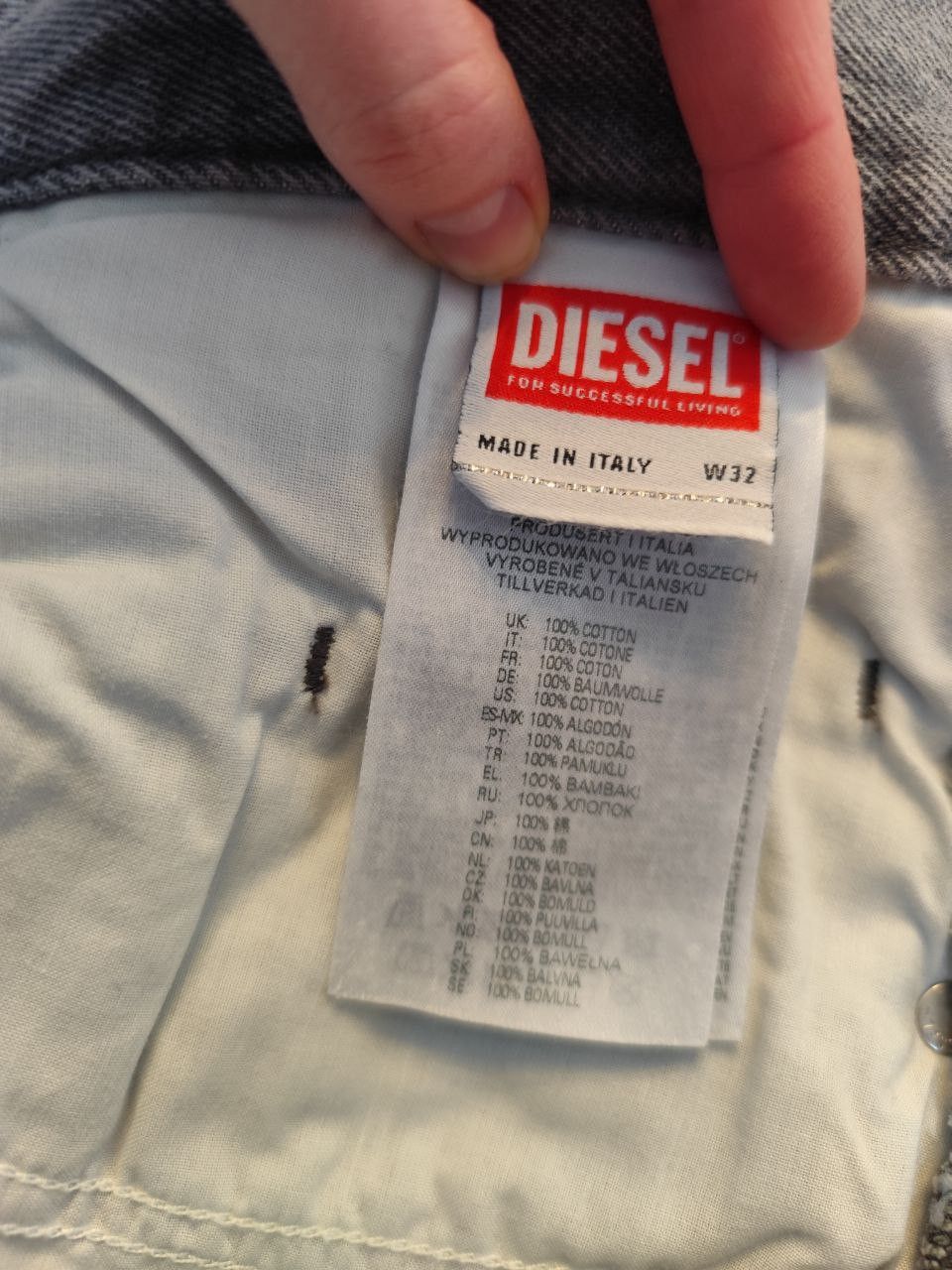 Diesel Diesel jeans M D-MAND-FS W32\L32- AO05615007G2-92C Size US 32 / EU 48 - 4 Thumbnail