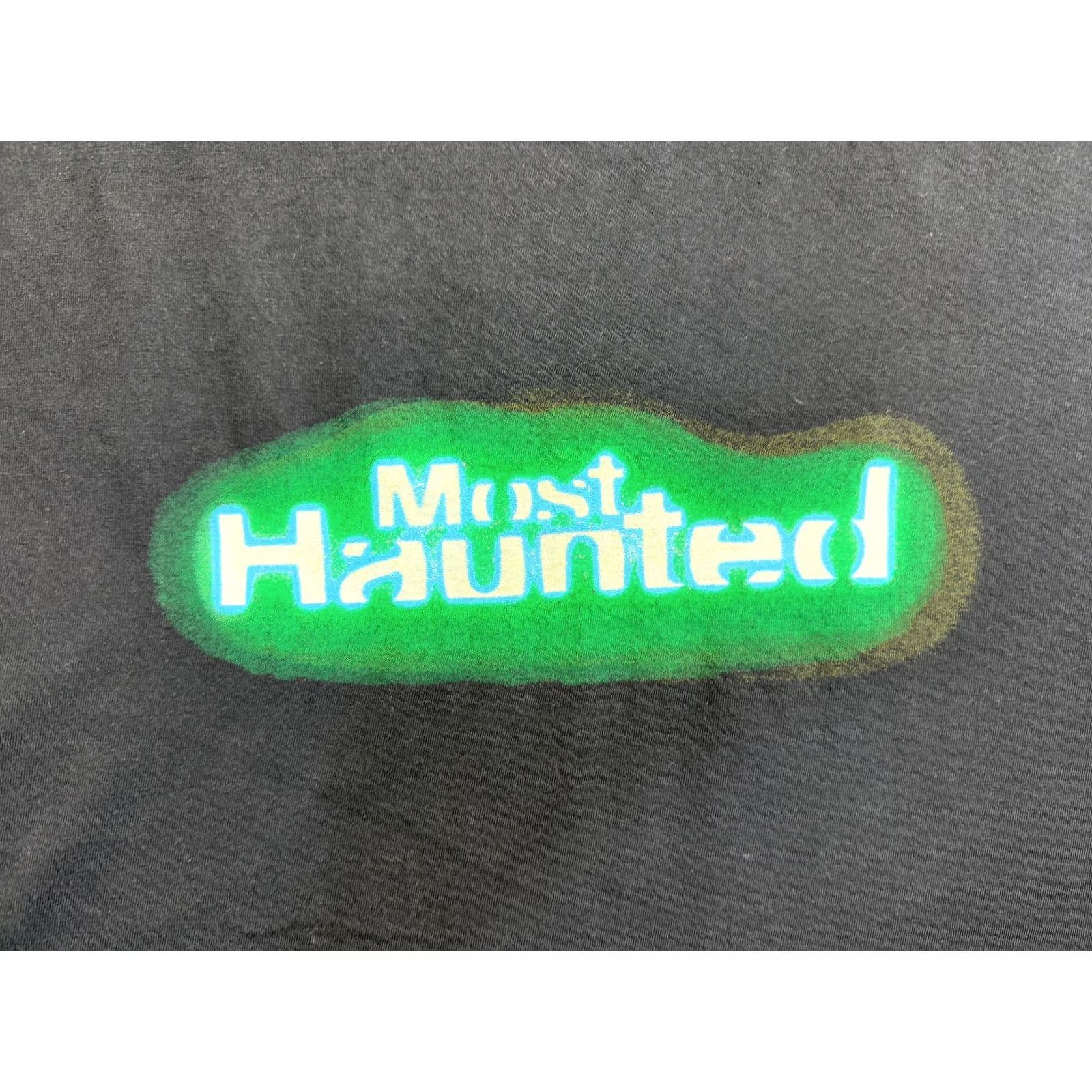 Vintage Vintage GC Ultimate Most Haunted Living TV 2002 black shirt mens size XL Size US XL / EU 56 / 4 - 2 Thumbnail