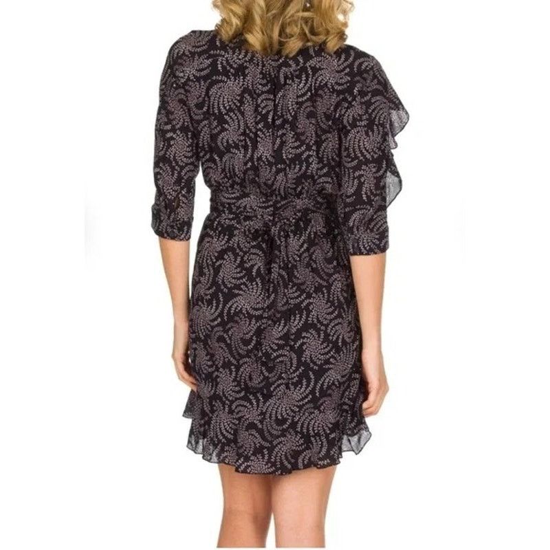 ba&sh Ba&sh Corazon Ruffle Wrap Mini Dress Floral Size XS Size XS / US 0-2 / IT 36-38 - 2 Thumbnail