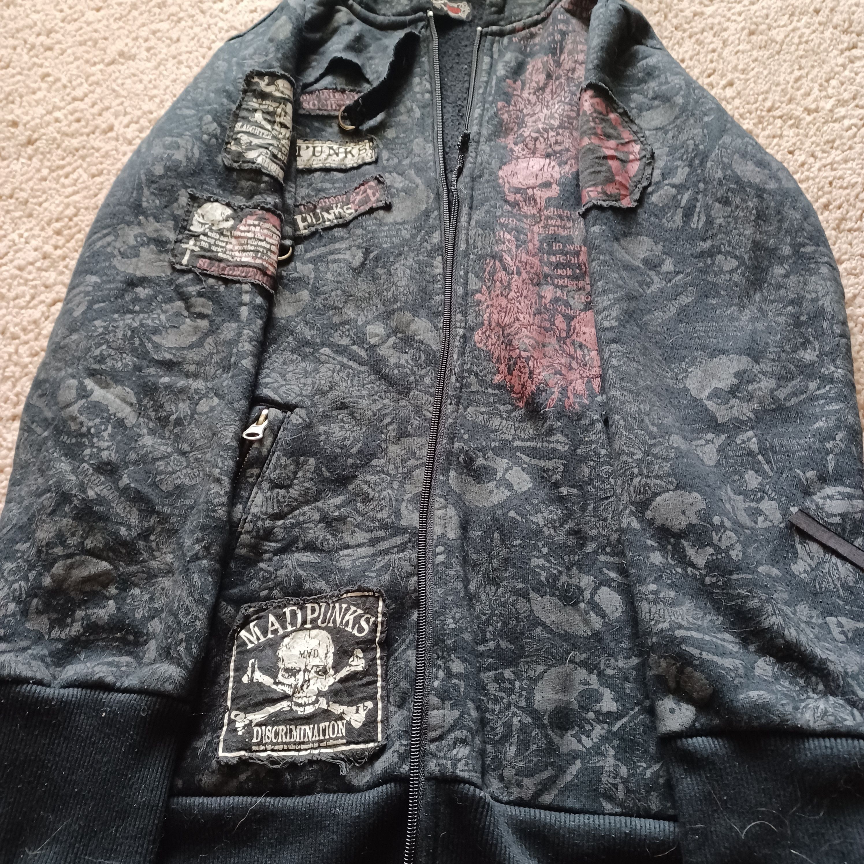 Seditionaries Mad Punk Mad Girl zip up parka hoodie ifsixwasnine lgb style Size US M / EU 48-50 / 2 - 5 Thumbnail