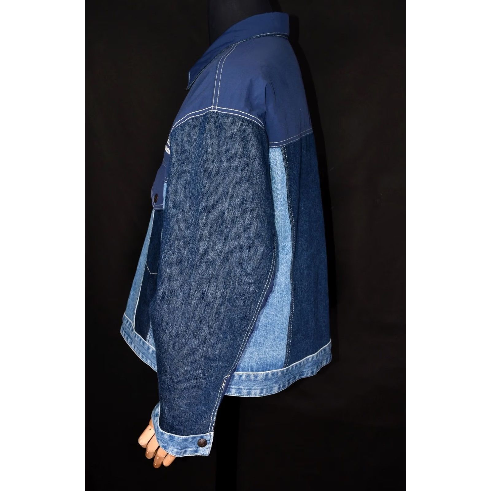 Levi's Levi's New Balance Trucker Jacket Men L Blue 100% Cotton Reversible Vintage Size US L / EU 52-54 / 3 - 6 Thumbnail