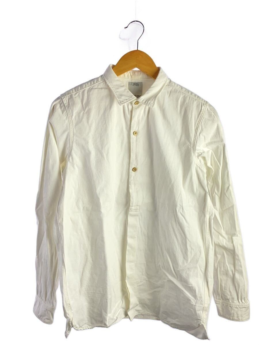 Visvim White Cotton Long Sleeve Shirt Size US M / EU 48-50 / 2 - 2 Thumbnail