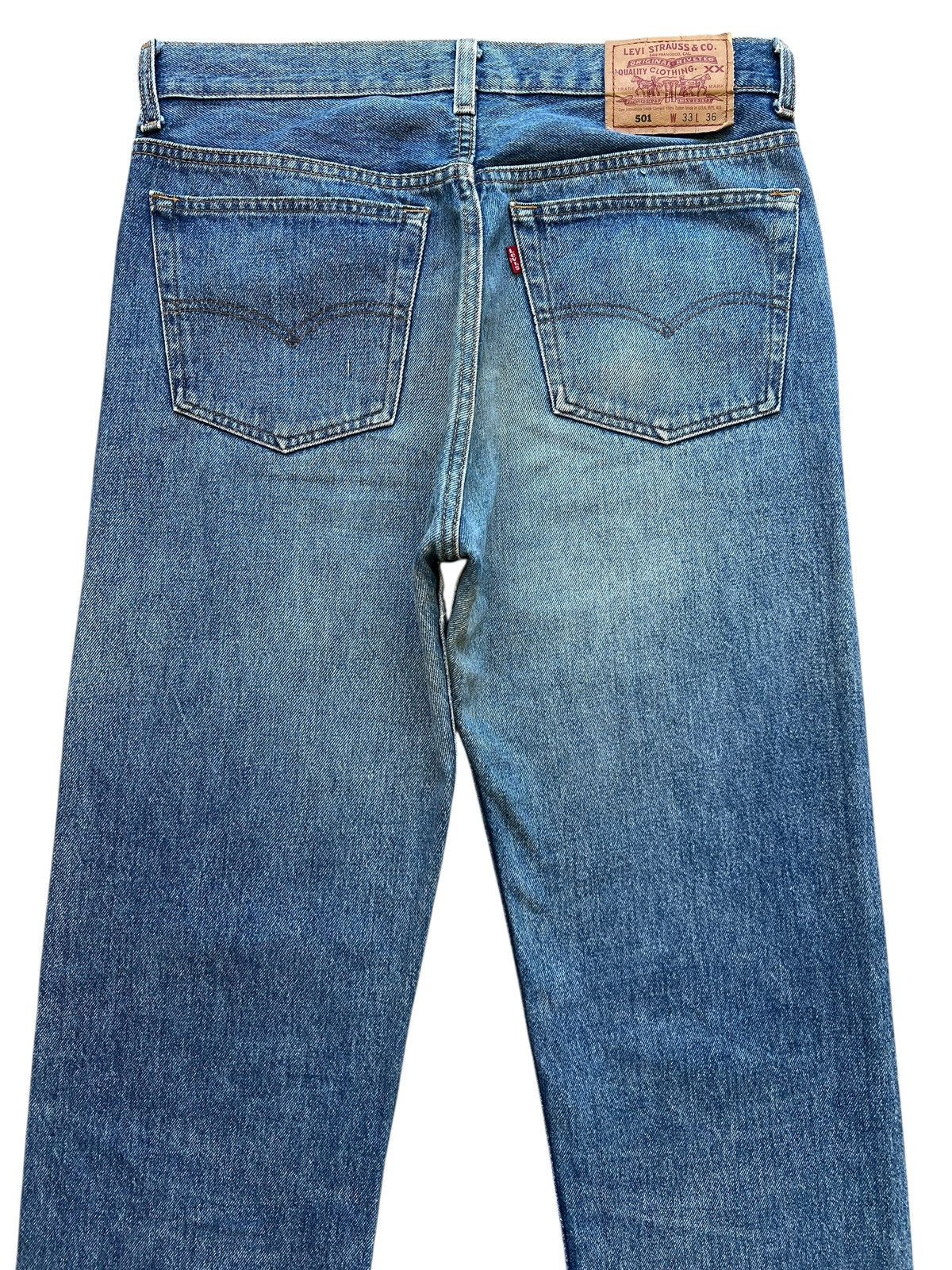 Levi's Vintage 90s Levis 501 Stonewash Usa Denim Jeans 32x31 Size US 32 / EU 48 - 5 Thumbnail
