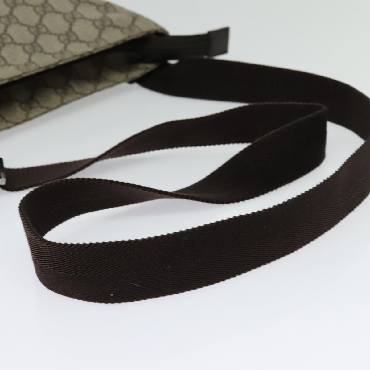 Gucci GUCCI GG Supreme Shoulder Bag Pvc Leather Beige Silver Size ONE SIZE - 7 Thumbnail