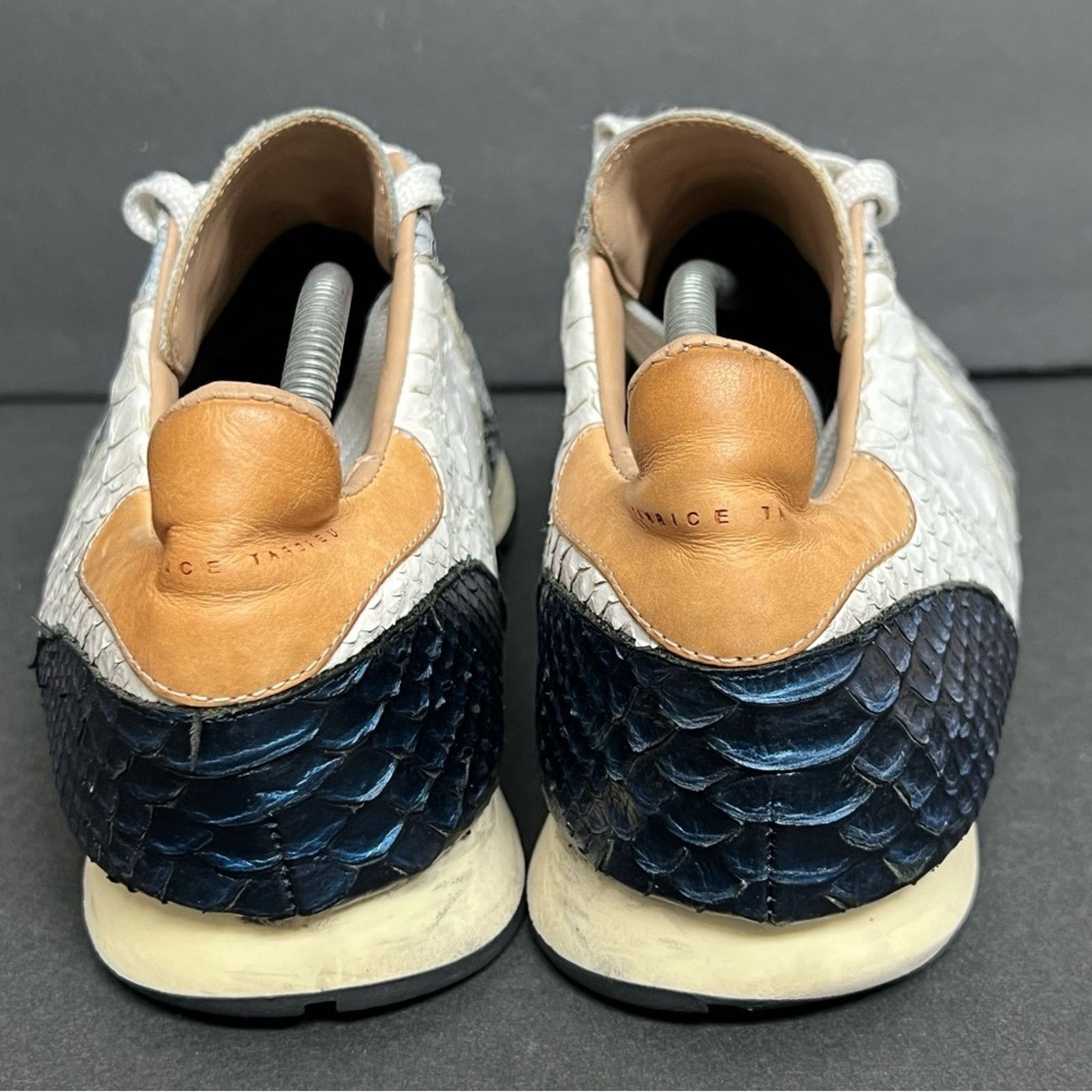 Other Fabrice Tardieu Runner Authentic Baby Python Shoes 44 $498 Size US 10 / EU 43 - 7 Thumbnail