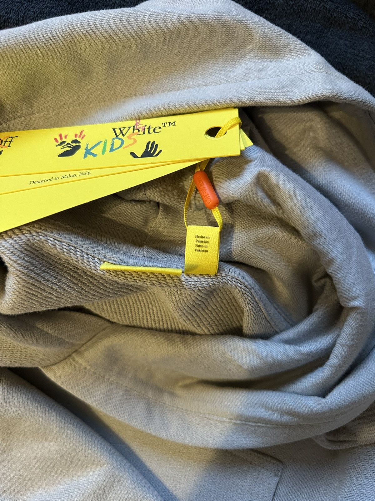 Off-White Off-White Hoodie Grey | Kids Size fits S/M | New with Tags Size US M / EU 48-50 / 2 - 14 Thumbnail