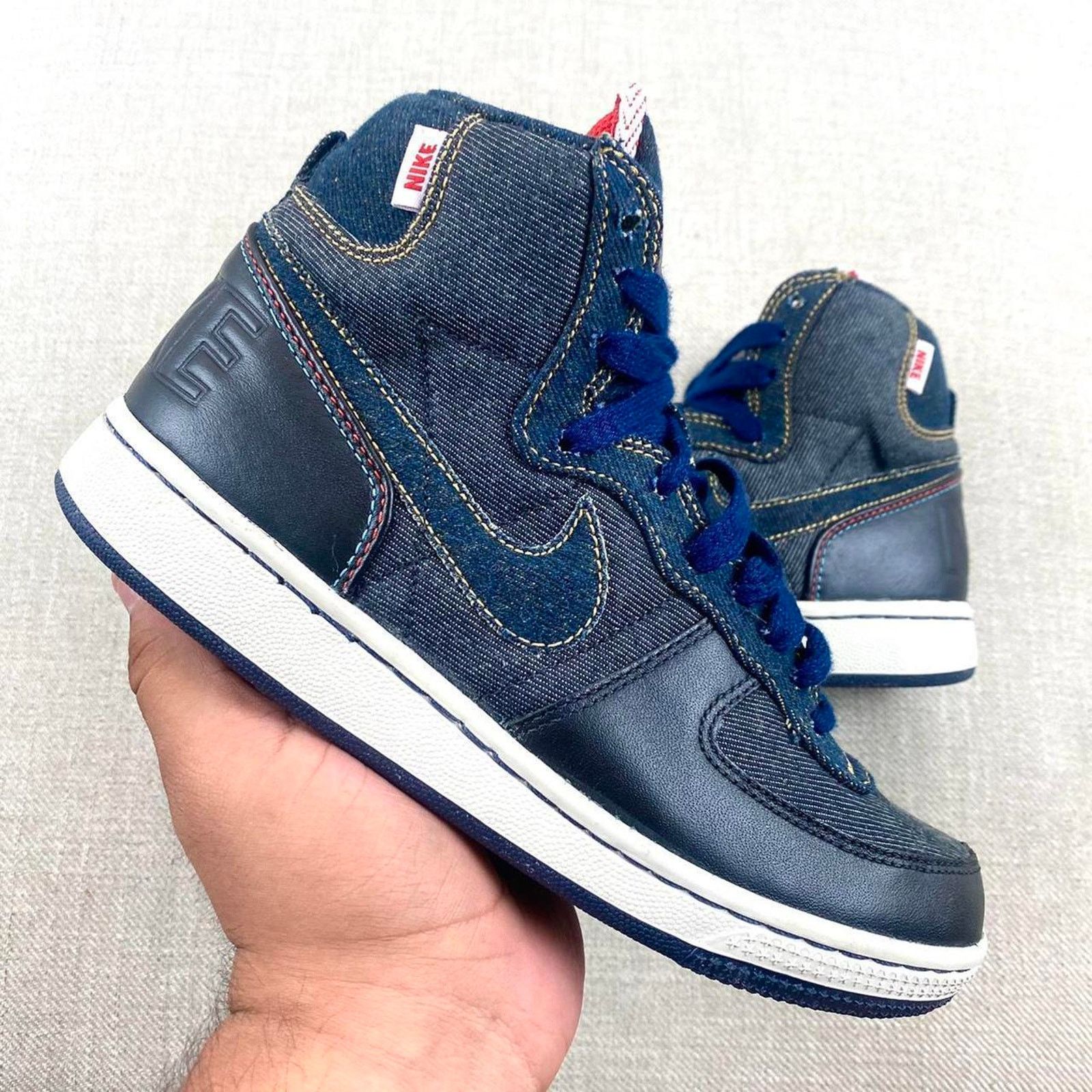 Nike 2009 Nike Terminator High “Levi’s/ Denim” Size US 6 / IT 36 - 1 Thumbnail