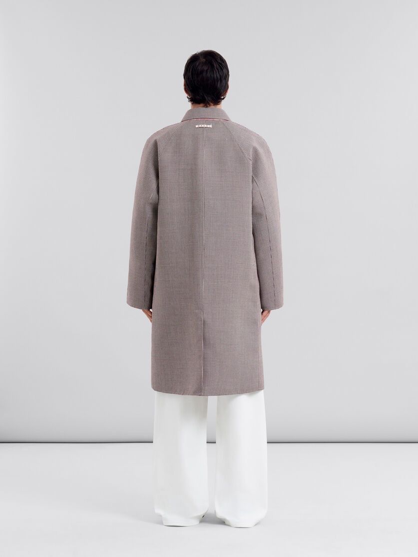 Marni o1w1db11125 Houndstooth-Print Coat in Brown Size US XL / EU 56 / 4 - 3 Thumbnail
