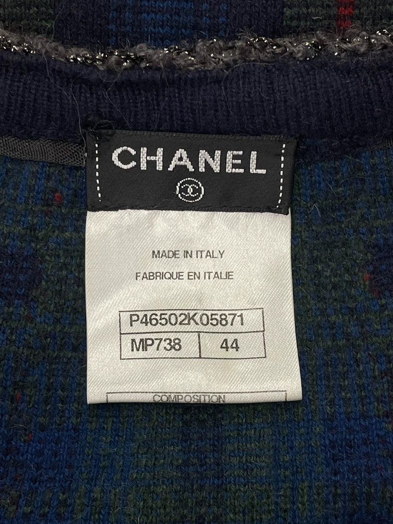 Chanel chanel Edinburgh series glazed pin buckle plaid jacket Size M / US 6-8 / IT 42-44 - 5 Thumbnail