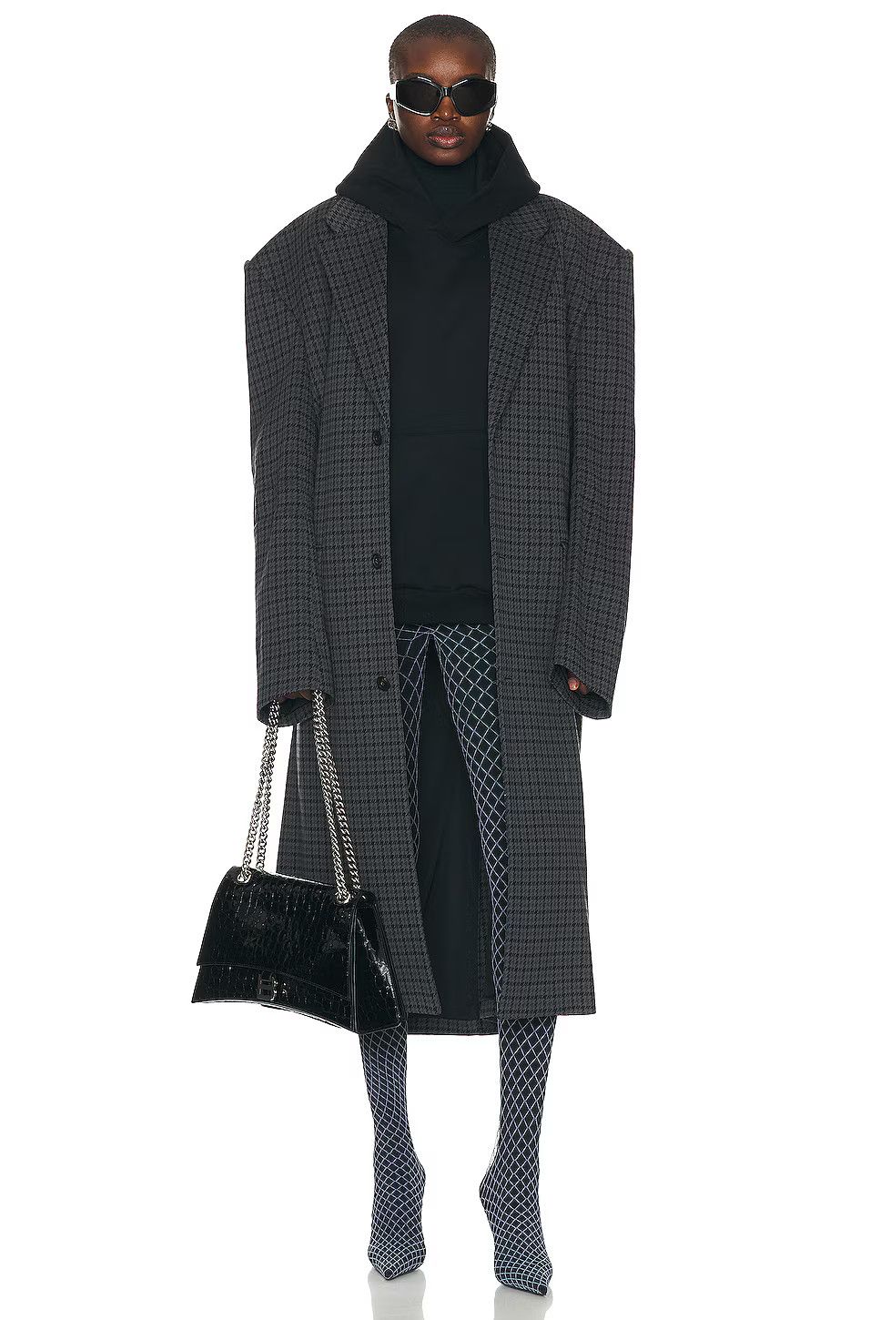 Balenciaga o1w1db10126 Tailored Knitted Coat in Grey Size US S / EU 44-46 / 1 - 2 Thumbnail