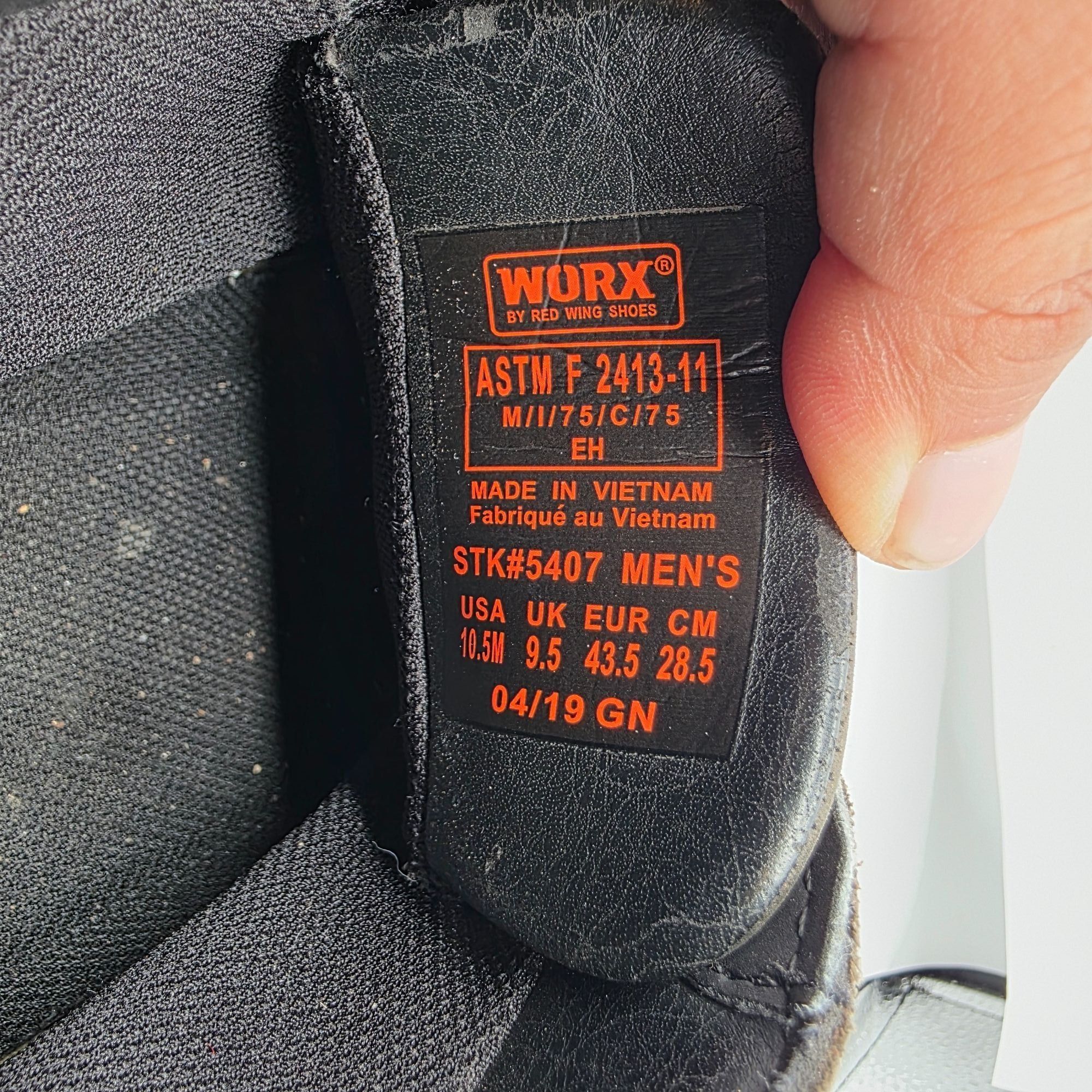 Other Worx By Red Wings 5407 Mens Size 10.5 Brown Work Boots Slip Size US 10.5 / EU 43-44 - 6 Thumbnail