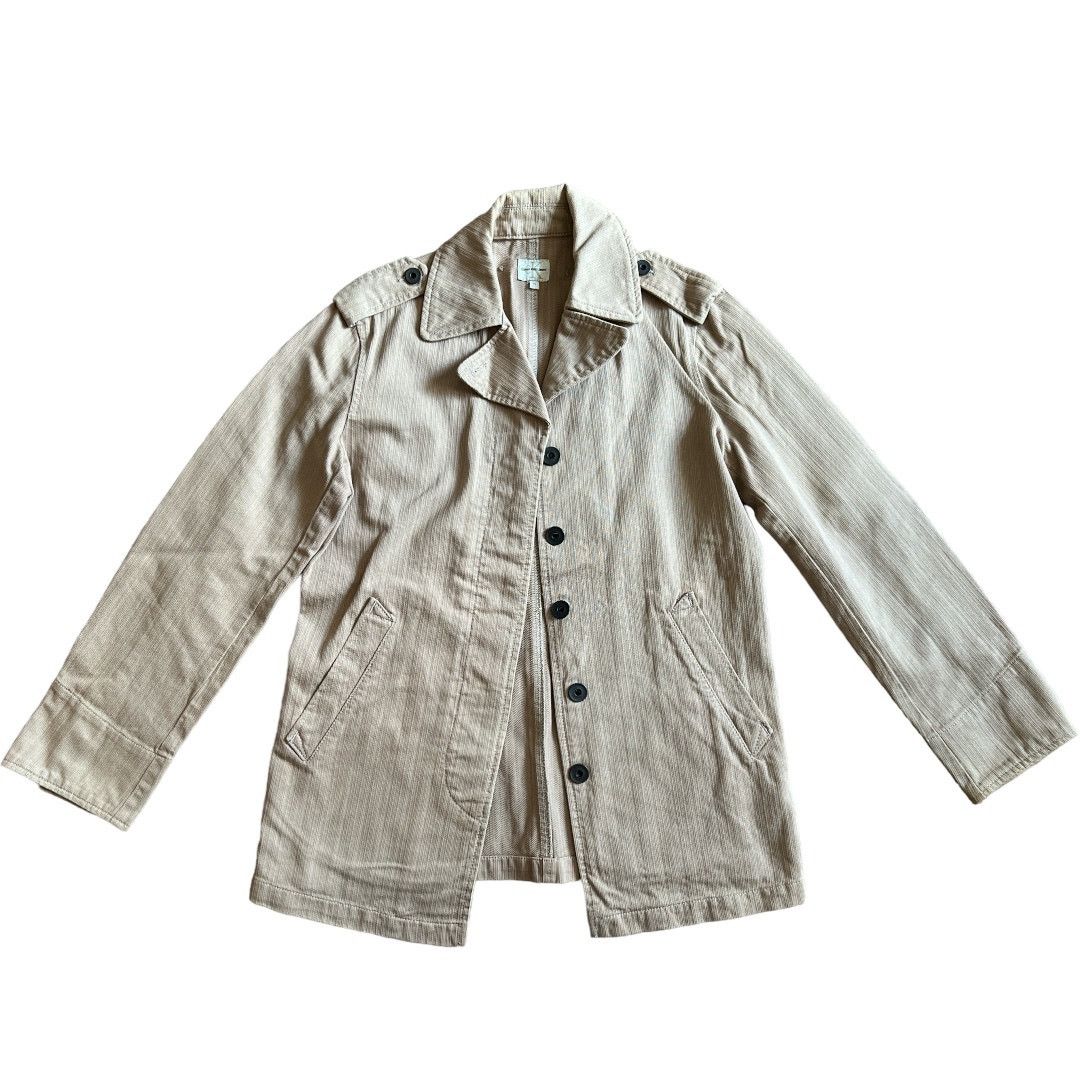 Calvin Klein Calvin Klein Beige Collared Long Sleeve Jocket, M Size M / US 6-8 / IT 42-44 - 2 Thumbnail